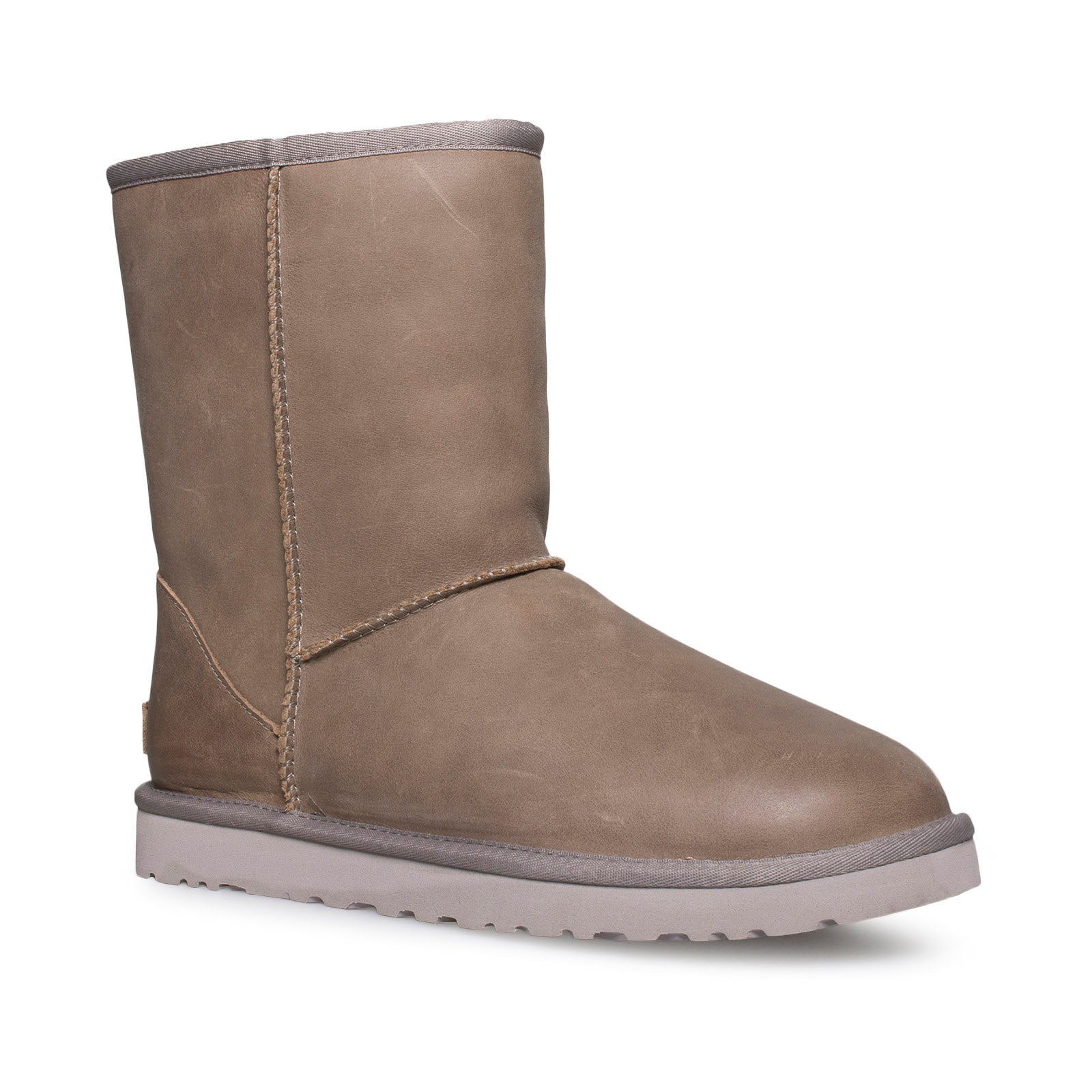 UGG Classic Short Leather Feather Boots – MyCozyBoots