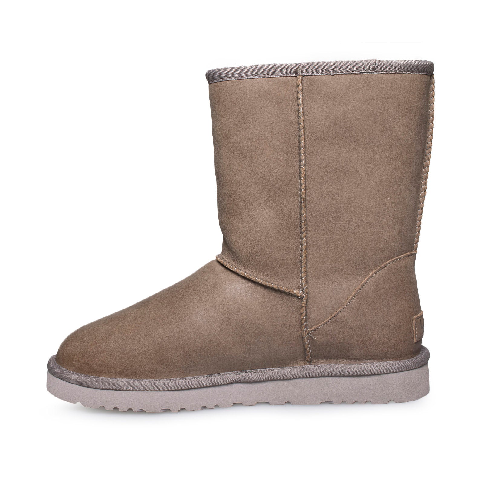 short leather uggs