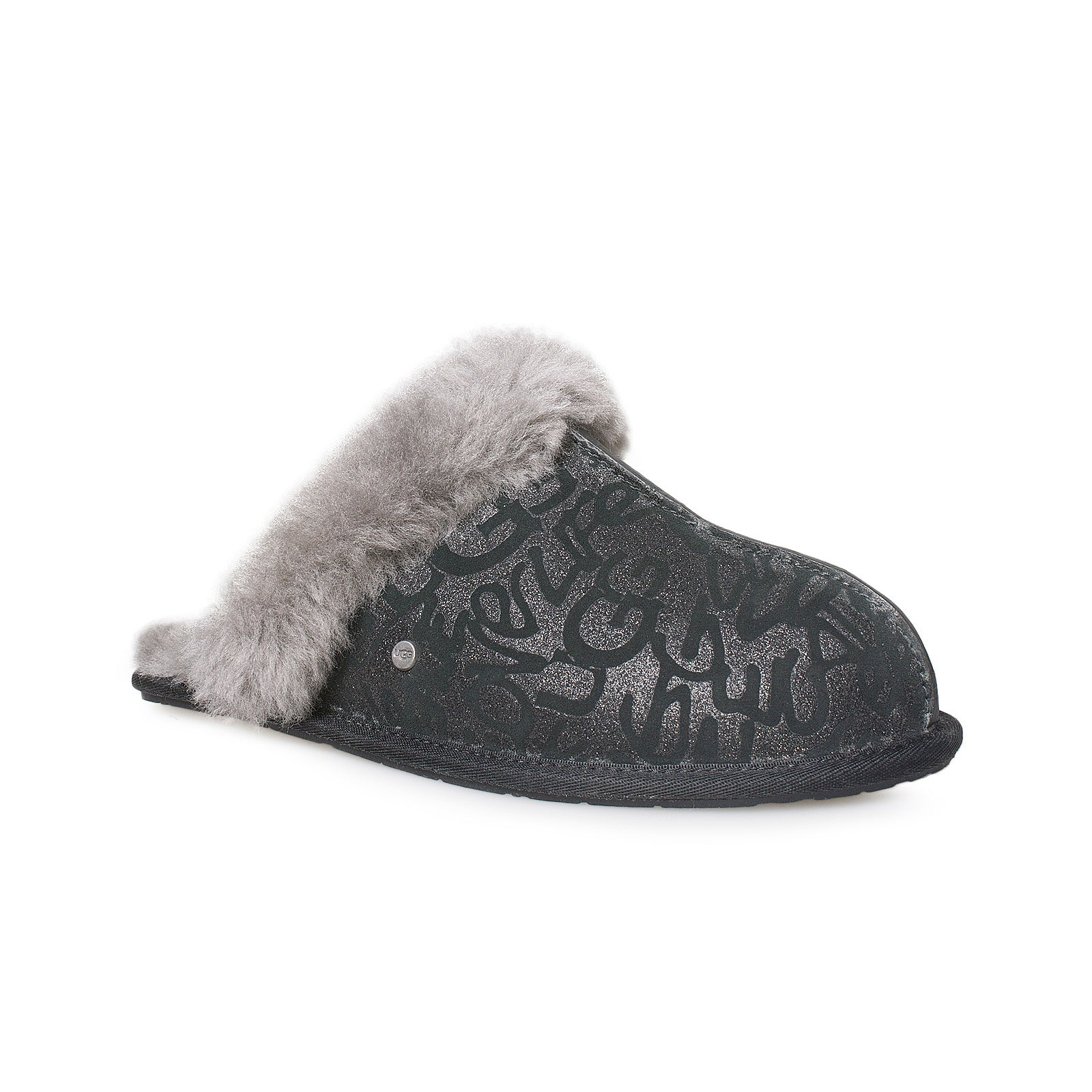 black sparkly ugg slippers