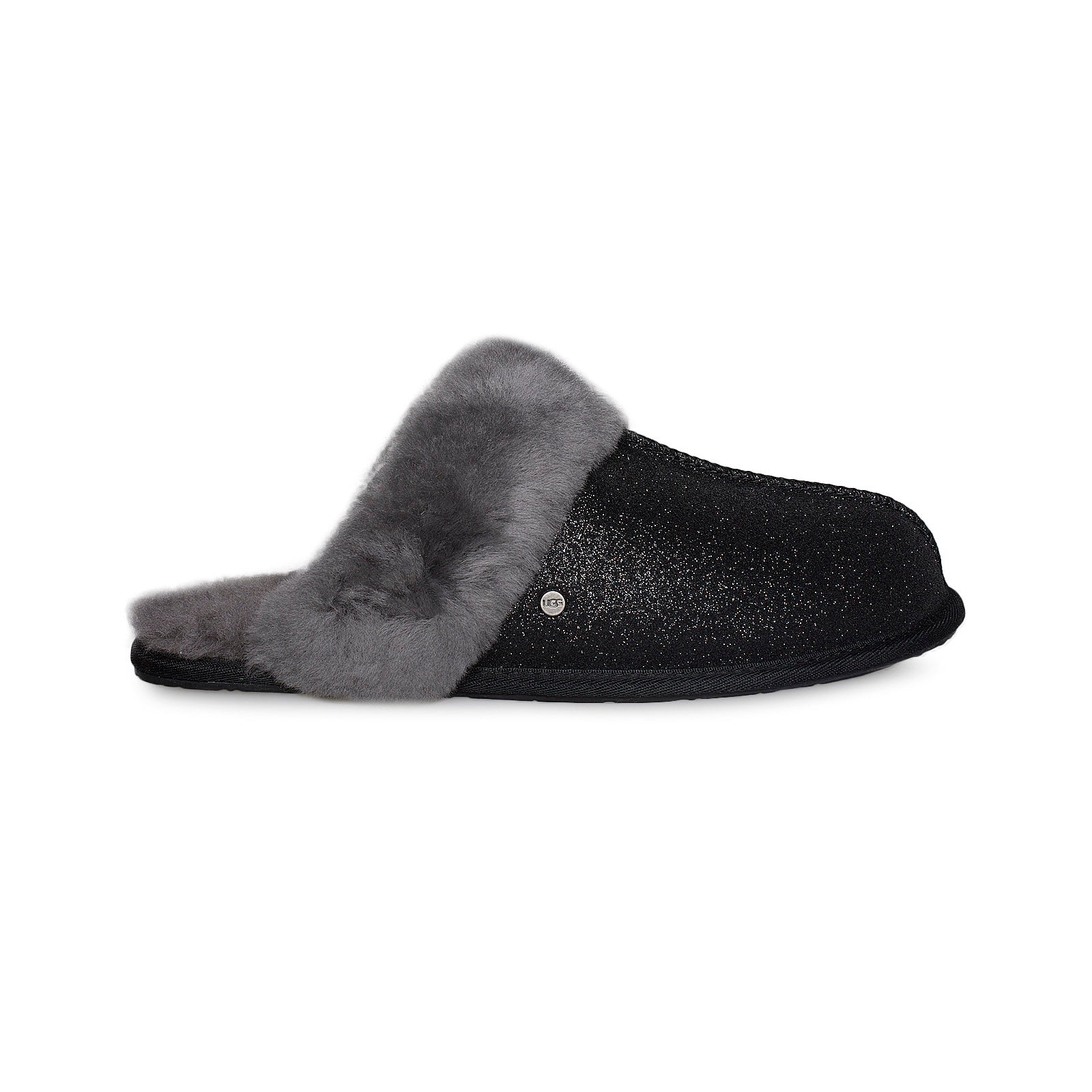 black sparkle ugg slippers