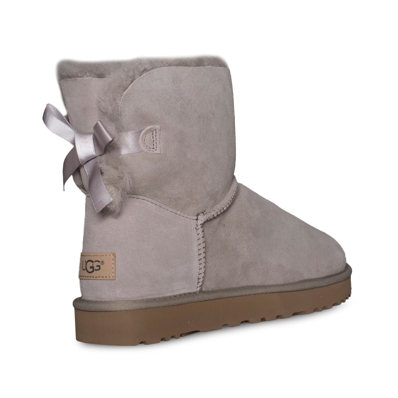 UGG Mini Bailey Bow II Oyster Boots 