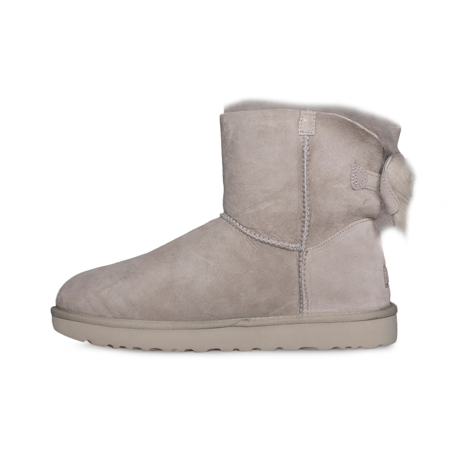 ugg boots fluff bow mini