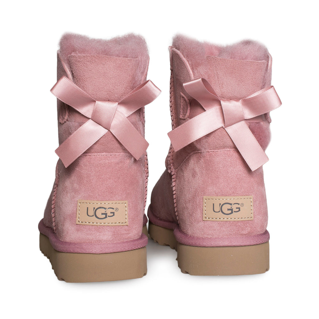 UGG Mini Bailey Bow II Pink Dawn Boots - Women's - MyCozyBoots