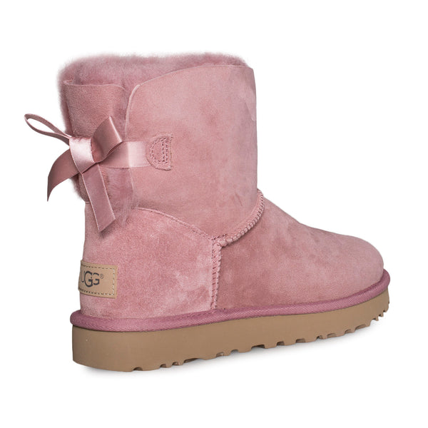 UGG Mini Bailey Bow II Pink Dawn Boots - Women's - MyCozyBoots