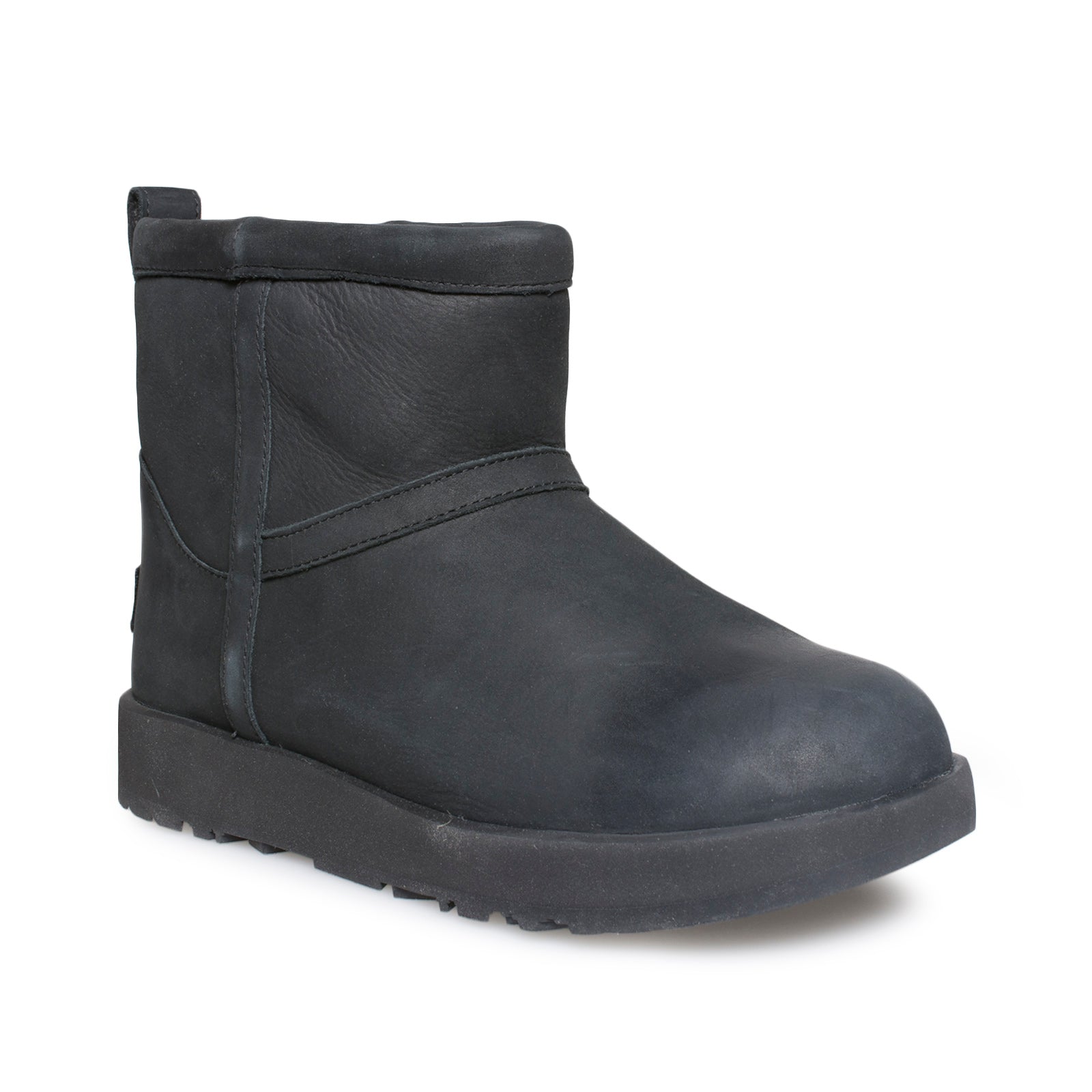 ugg classic mini leather waterproof