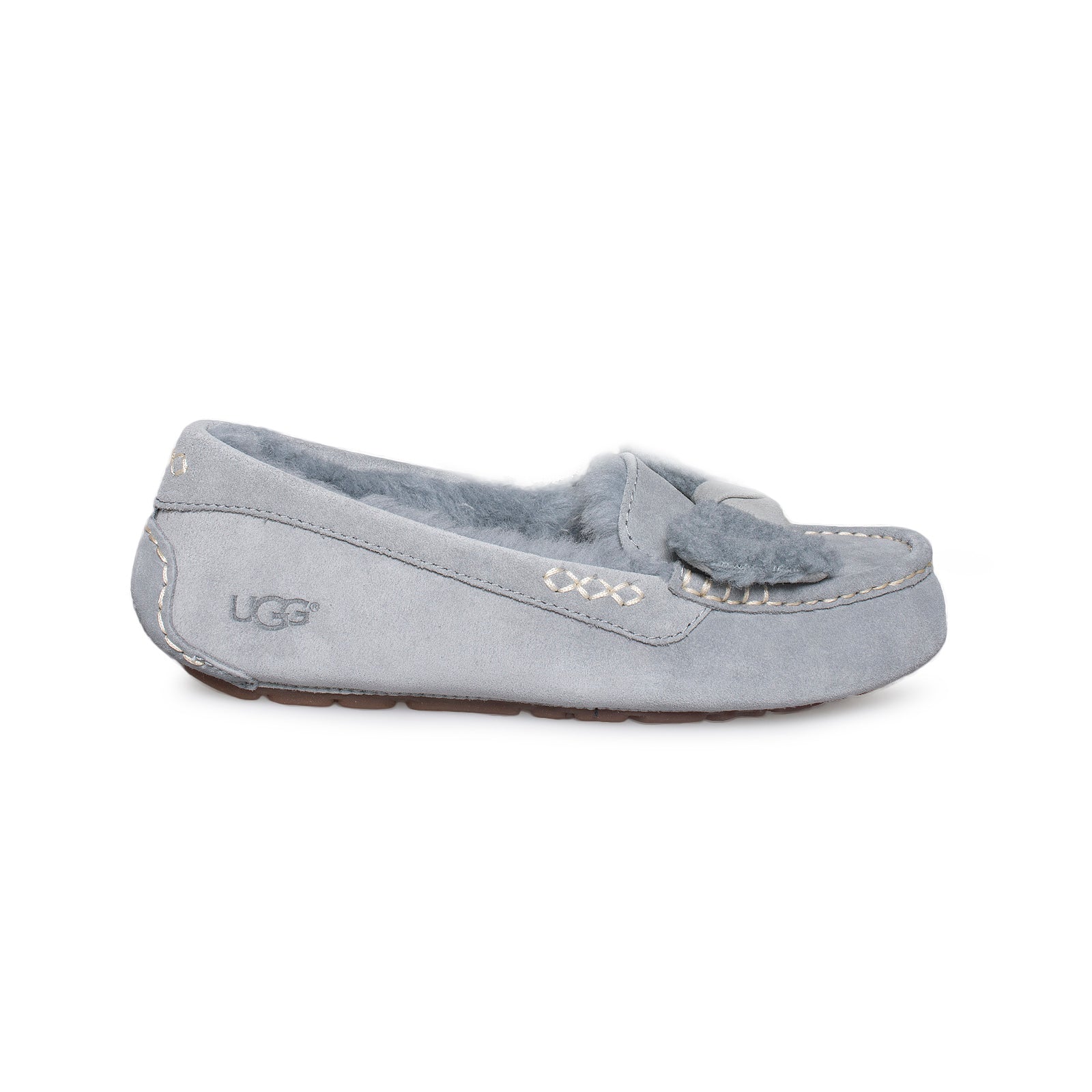 ugg ansley fur bow loafer