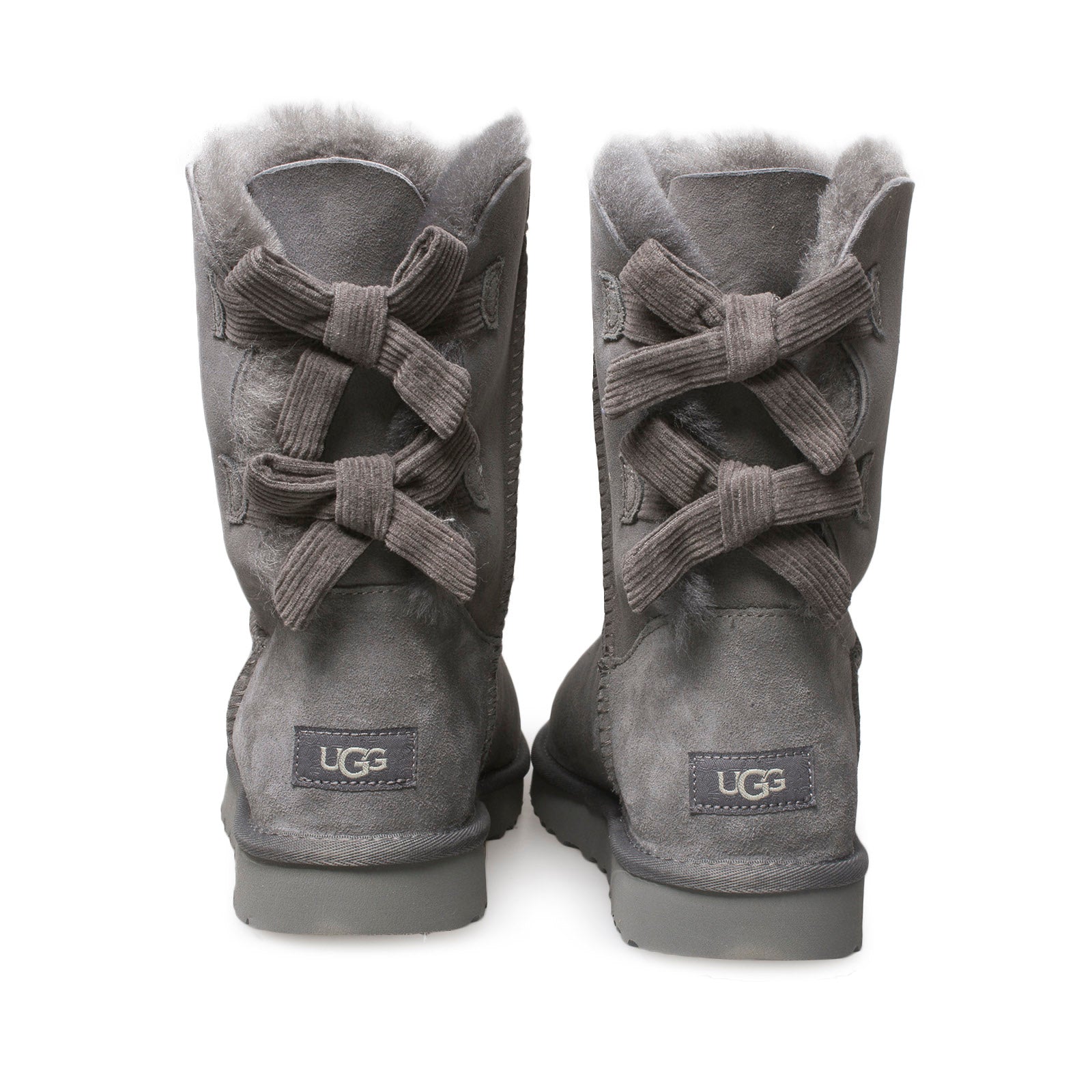 ugg bailey bow corduroy genuine sheepskin boot