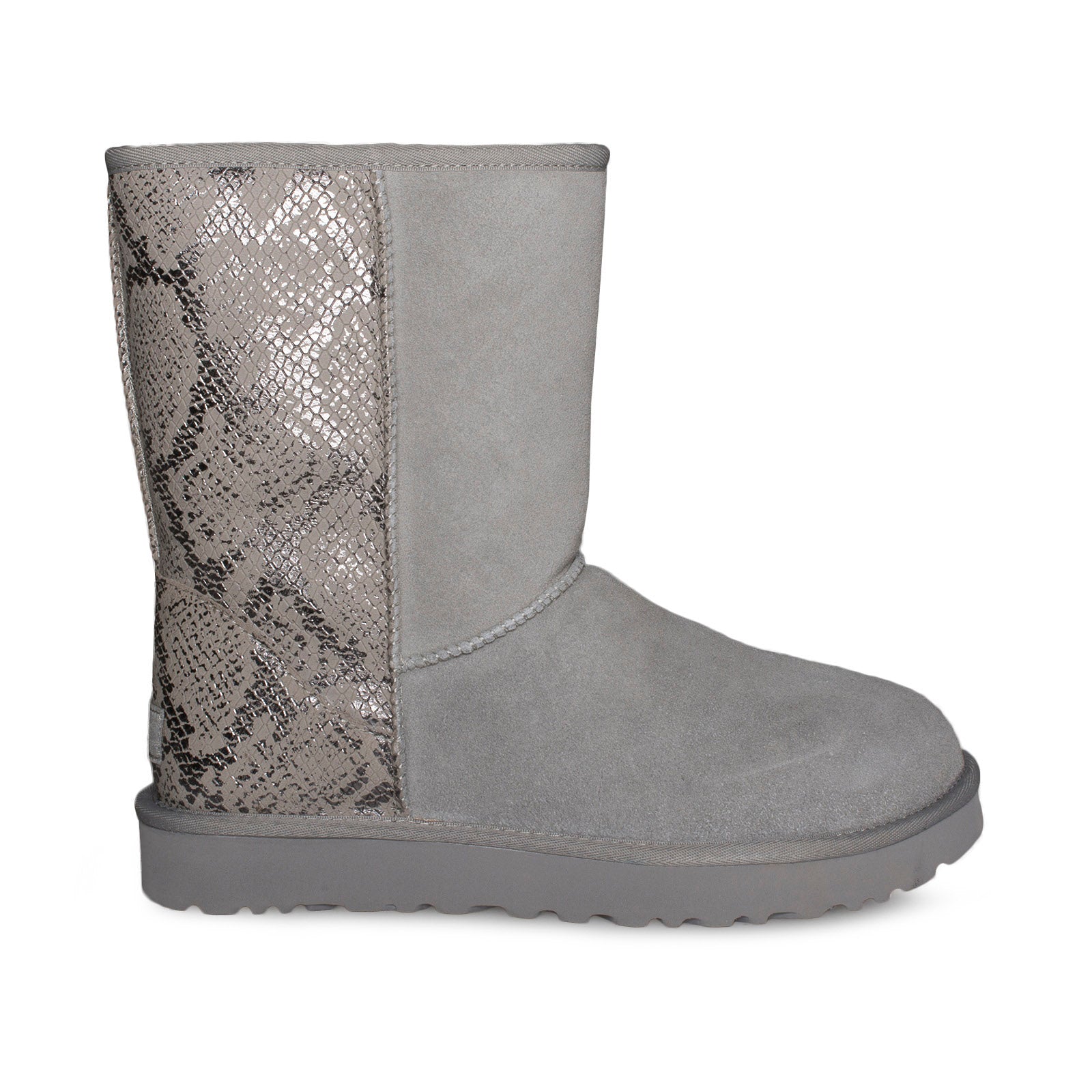 ugg classic mini metallic snake