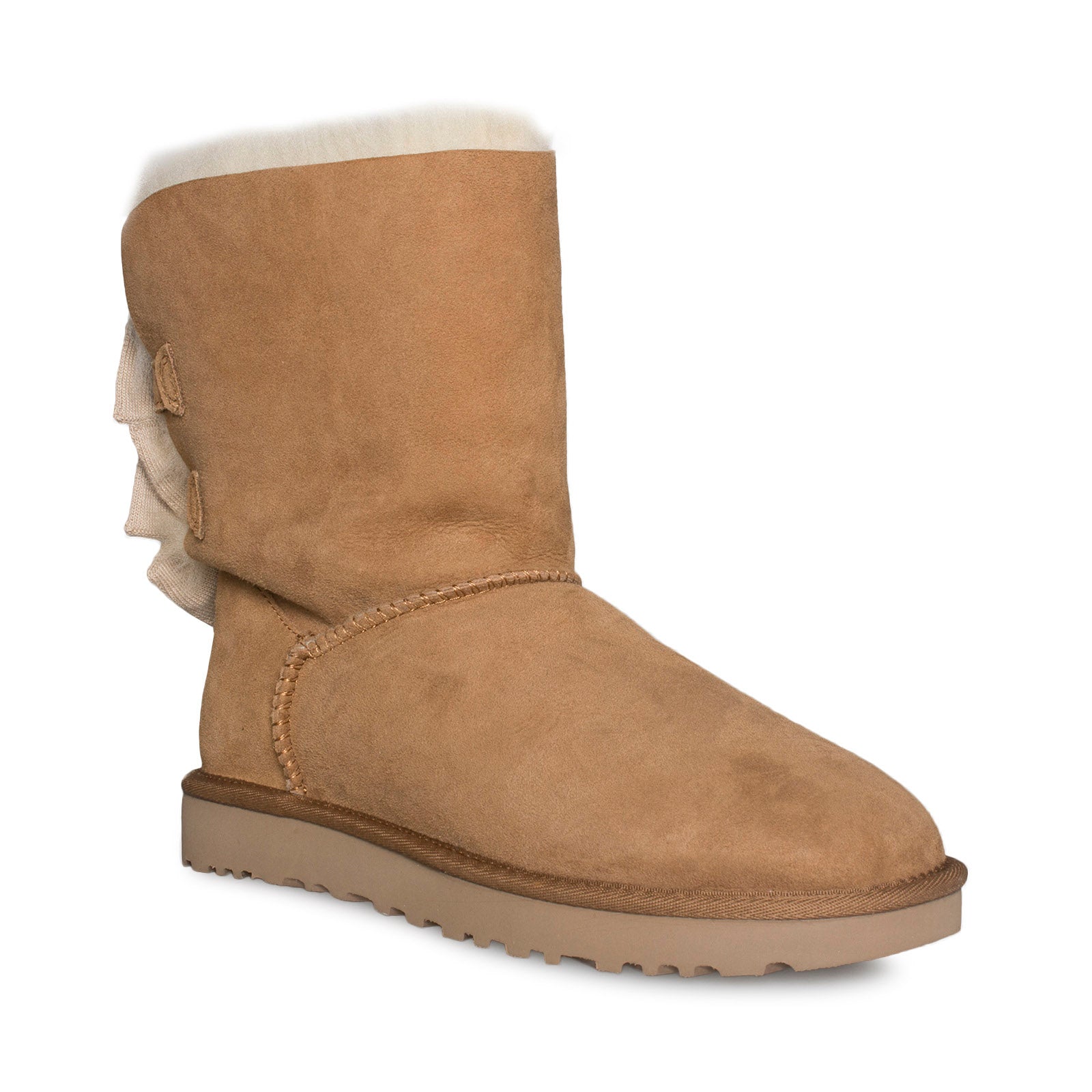 bailey bow short ruffle uggs