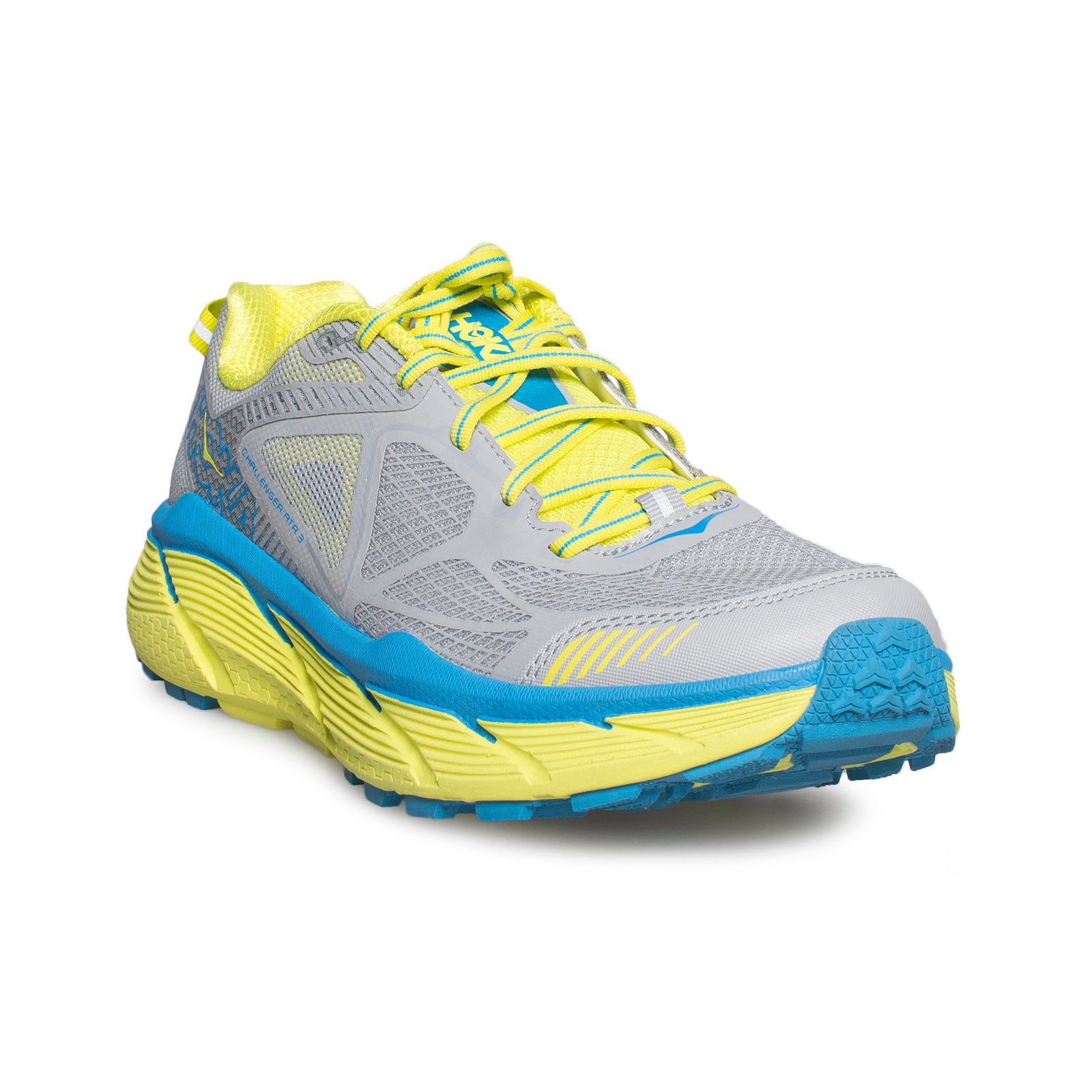 Hoka One One Challenger ATR 3 Cool Grey / Citrus Running Shoes - Women ...