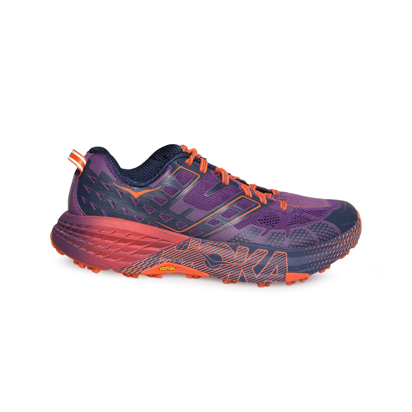 Hoka One One Speedgoat 2 Plum / Peacoat Running Shoes - Women's ...