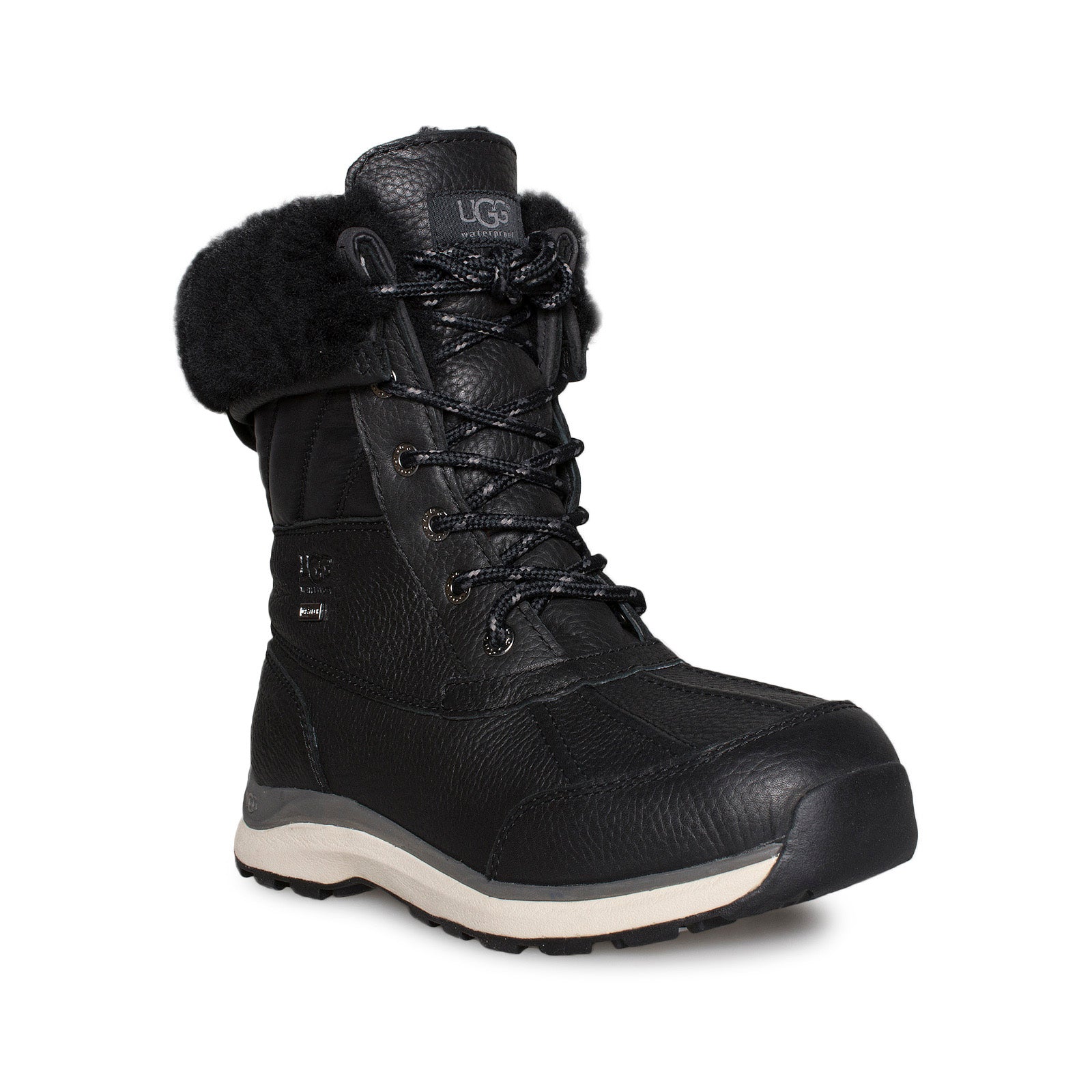 ugg black quilted boots