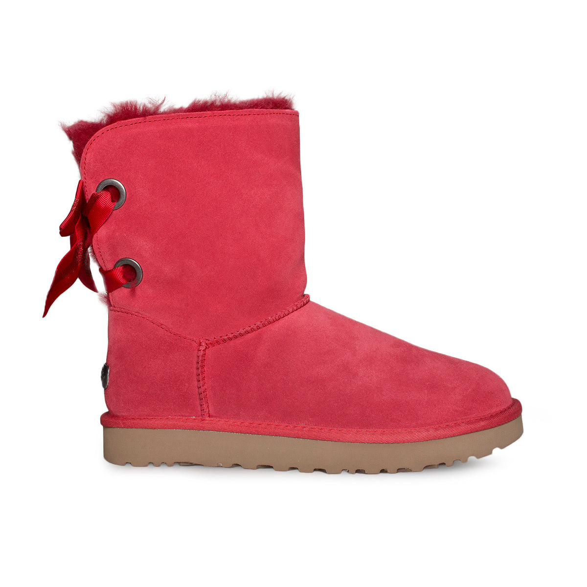 UGG Customizable Bailey Bow Short Ribbon Red Boots - Women's – MyCozyBoots