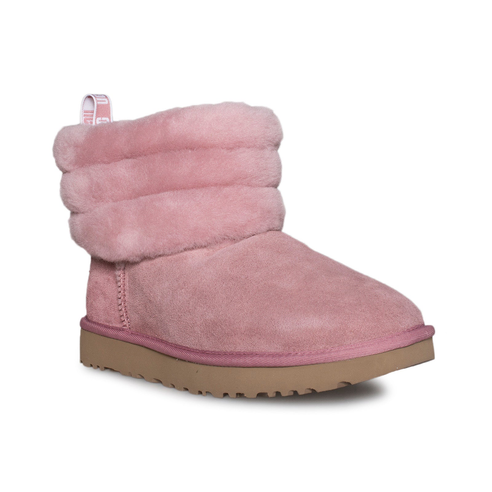 UGG Fluff Mini Quilted Pink Dawn Boots - Women's - MyCozyBoots