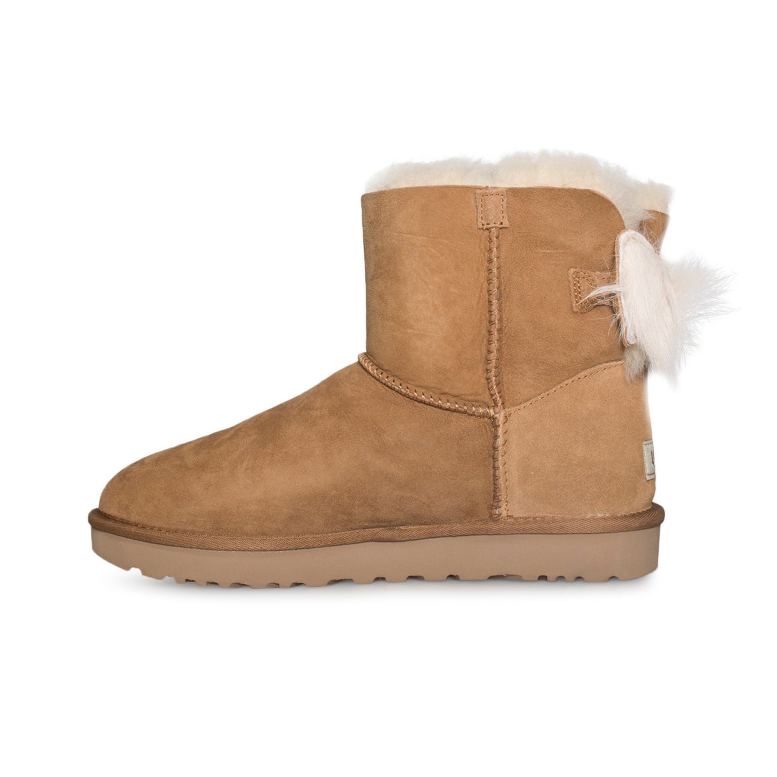 ugg fluff bow mini boot