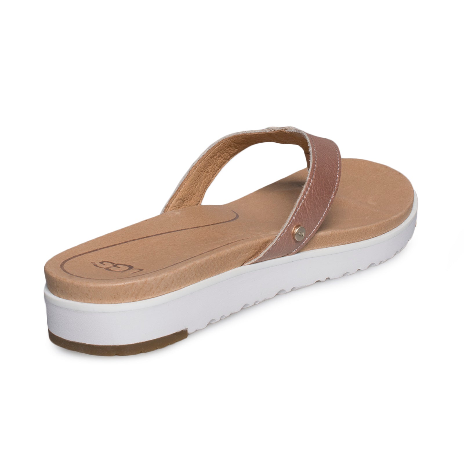 ugg rose gold flip flops