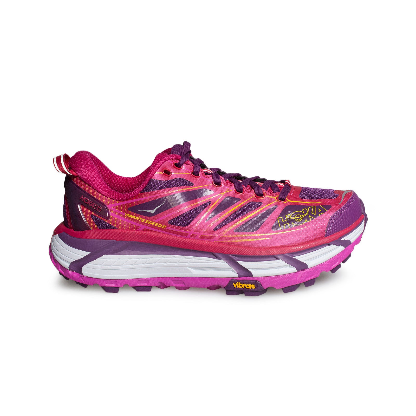 HOKA Mafate Speed 2 Virtual Pink / Neon Fuchsia Running Shoes - Women ...