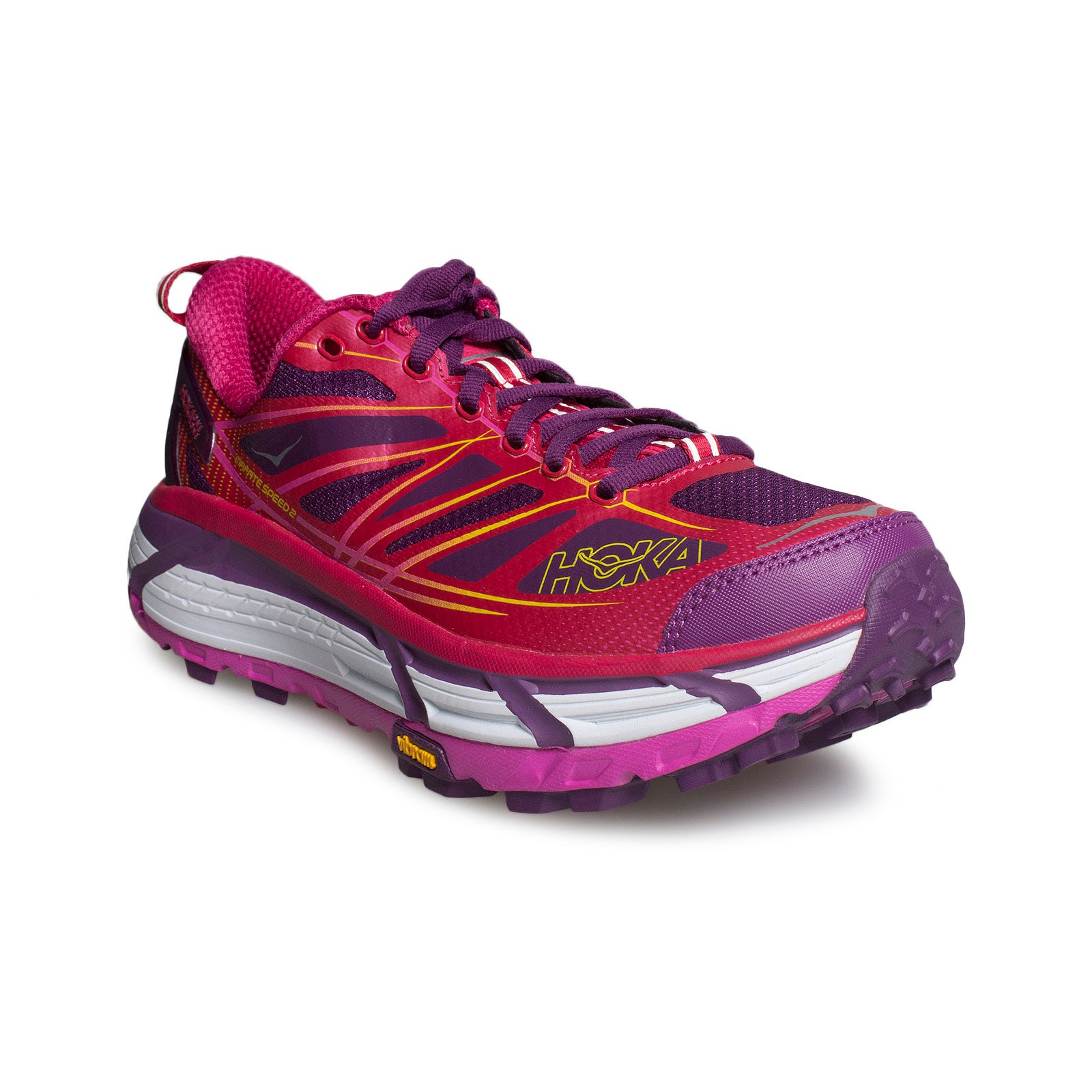 HOKA Mafate Speed 2 Virtual Pink / Neon Fuchsia Running Shoes - Women ...