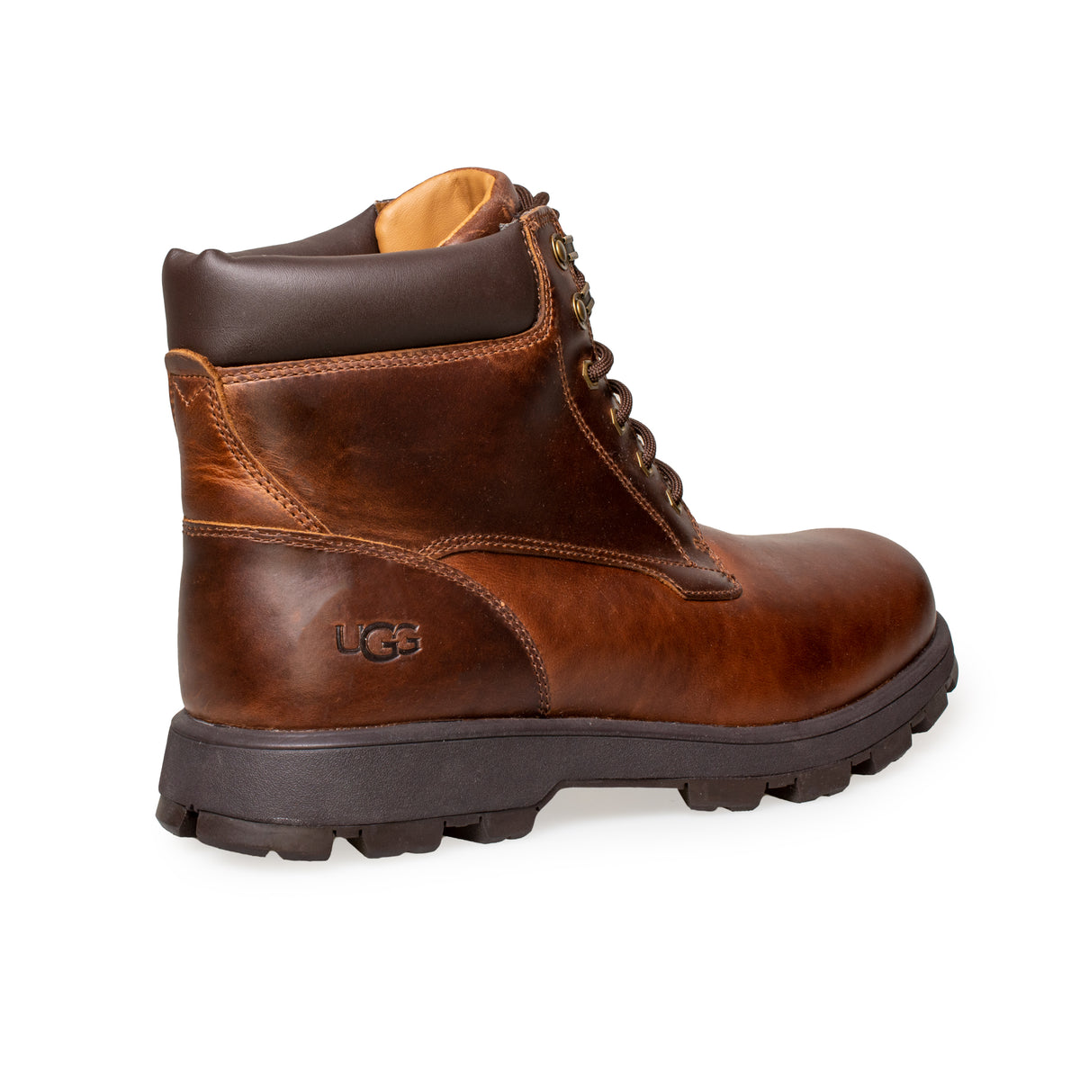 UGG Stenton Chestnut Leather Boots - Men's – MyCozyBoots