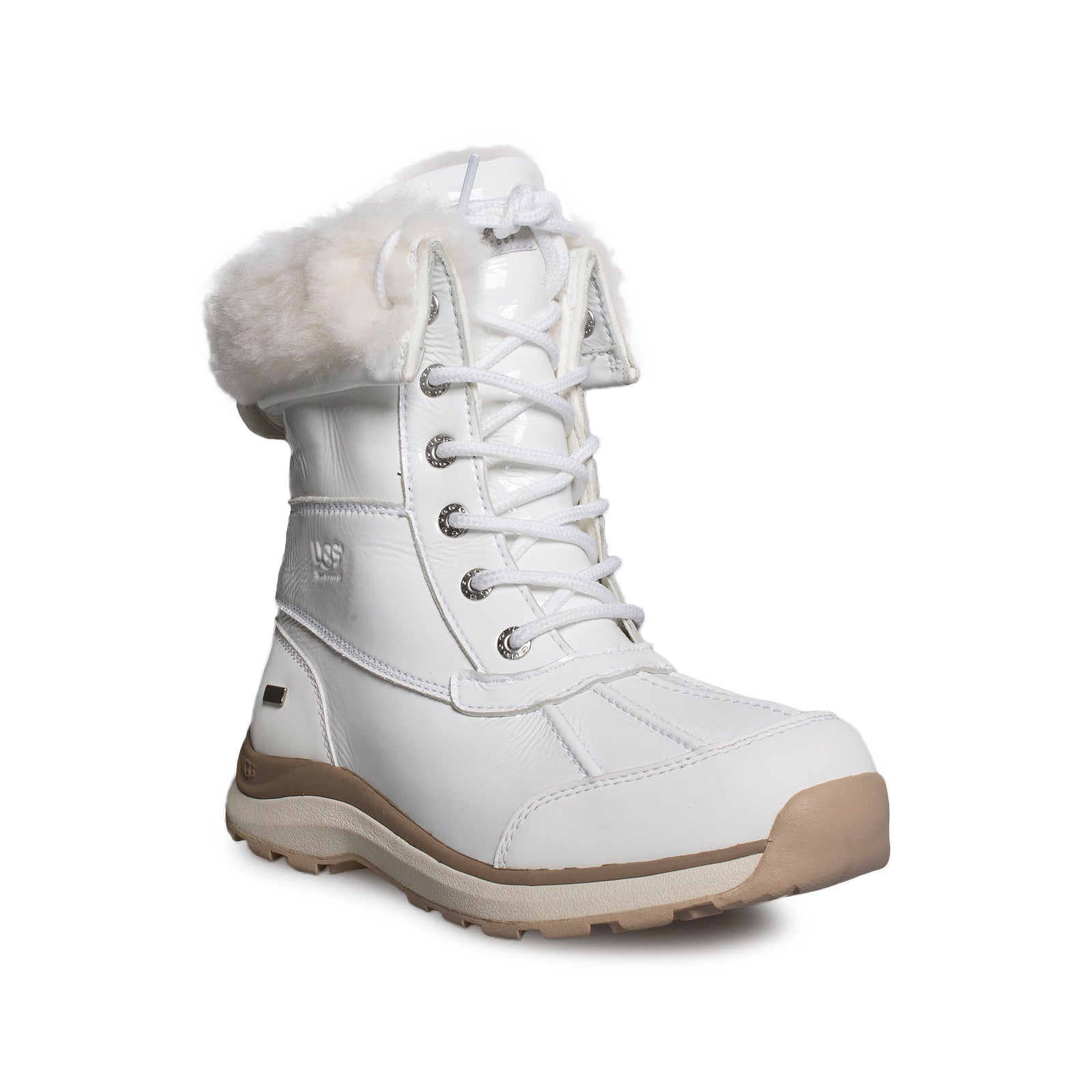 ugg women's w adirondack iii patent snow boot