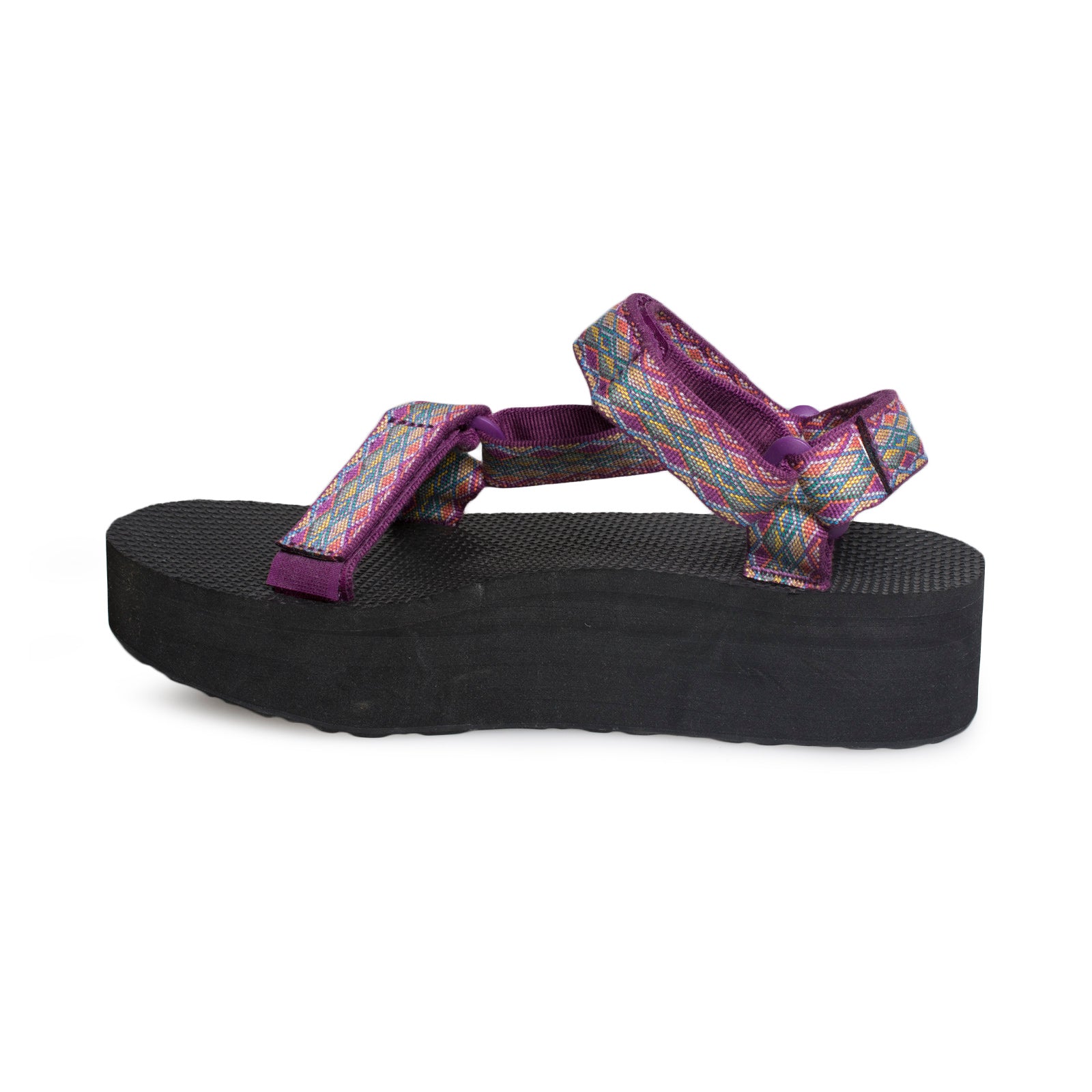Teva Flatform Universal Miramar Fade Dark Purple Sandals - Women's ...