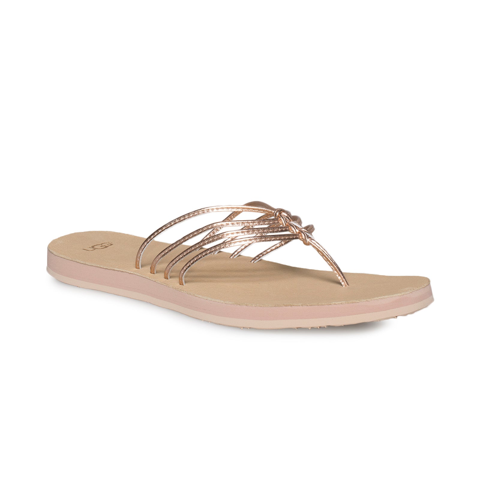 ugg flip flops rose gold