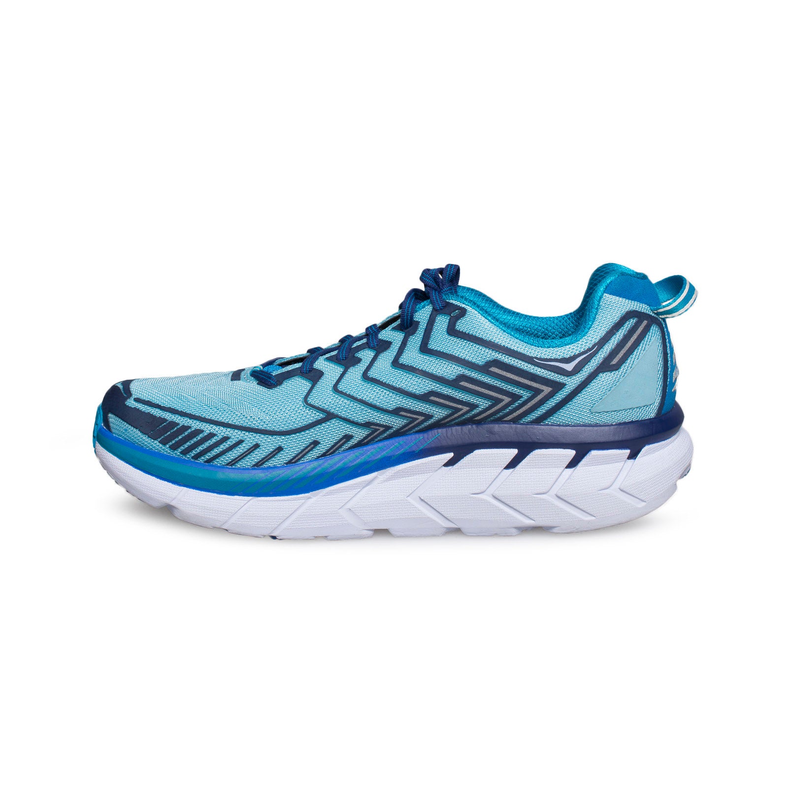 HOKA Clifton 4 Blue Topaz / Imperial Blue Running Shoes - Women's ...