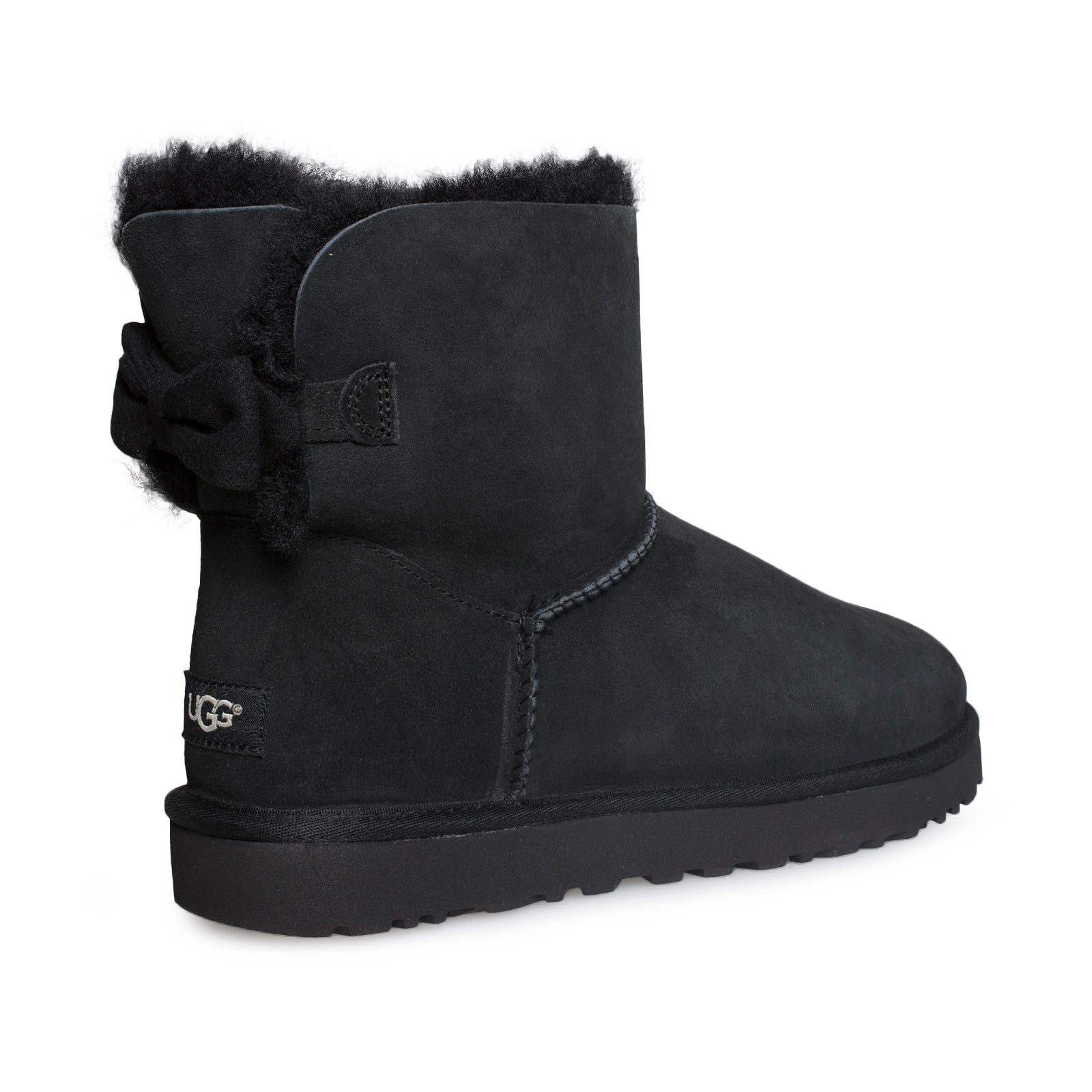 ugg mini bow black