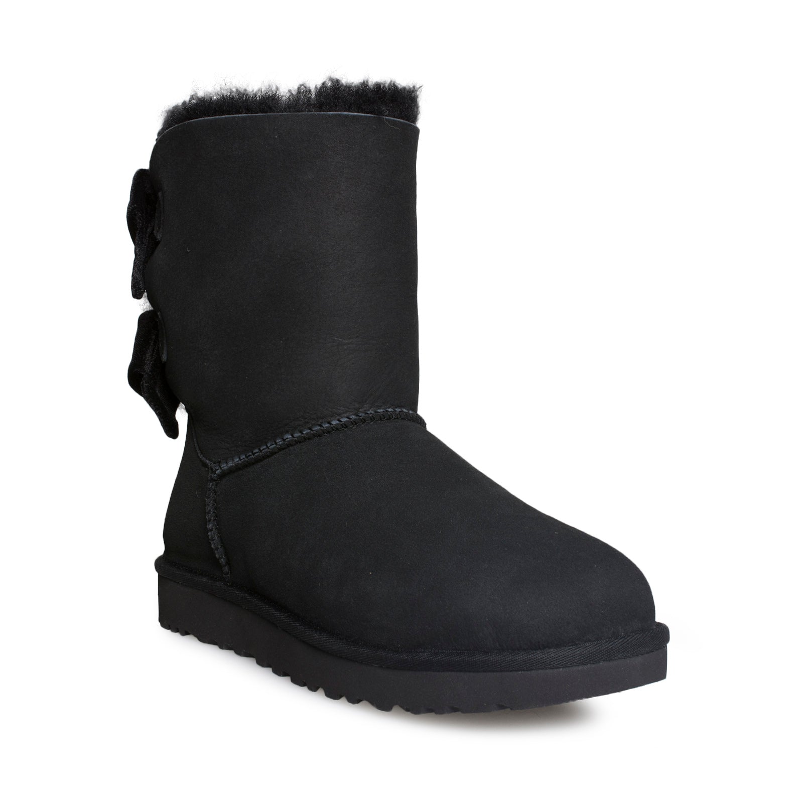 black uggs with bows womens