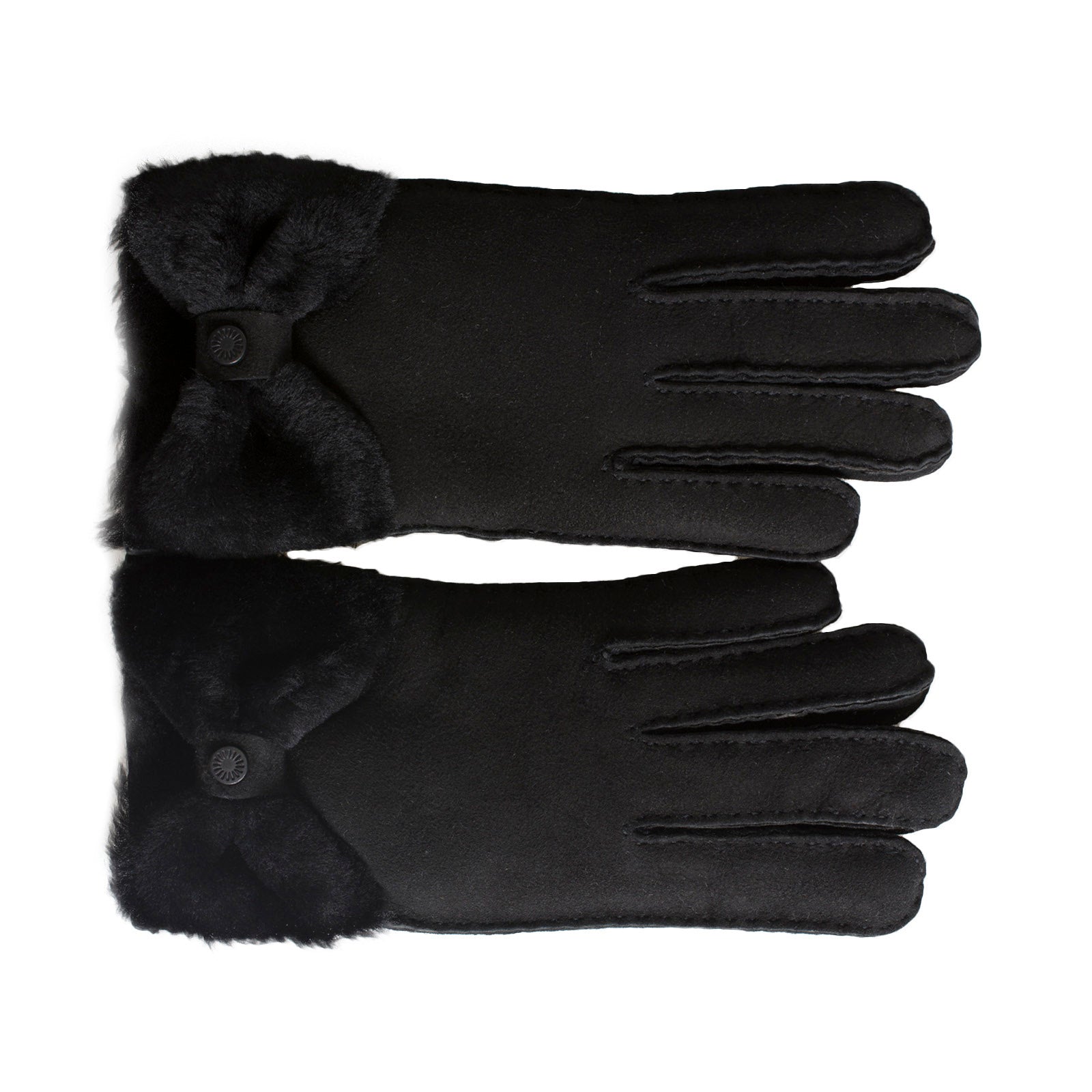 ugg black sheepskin gloves