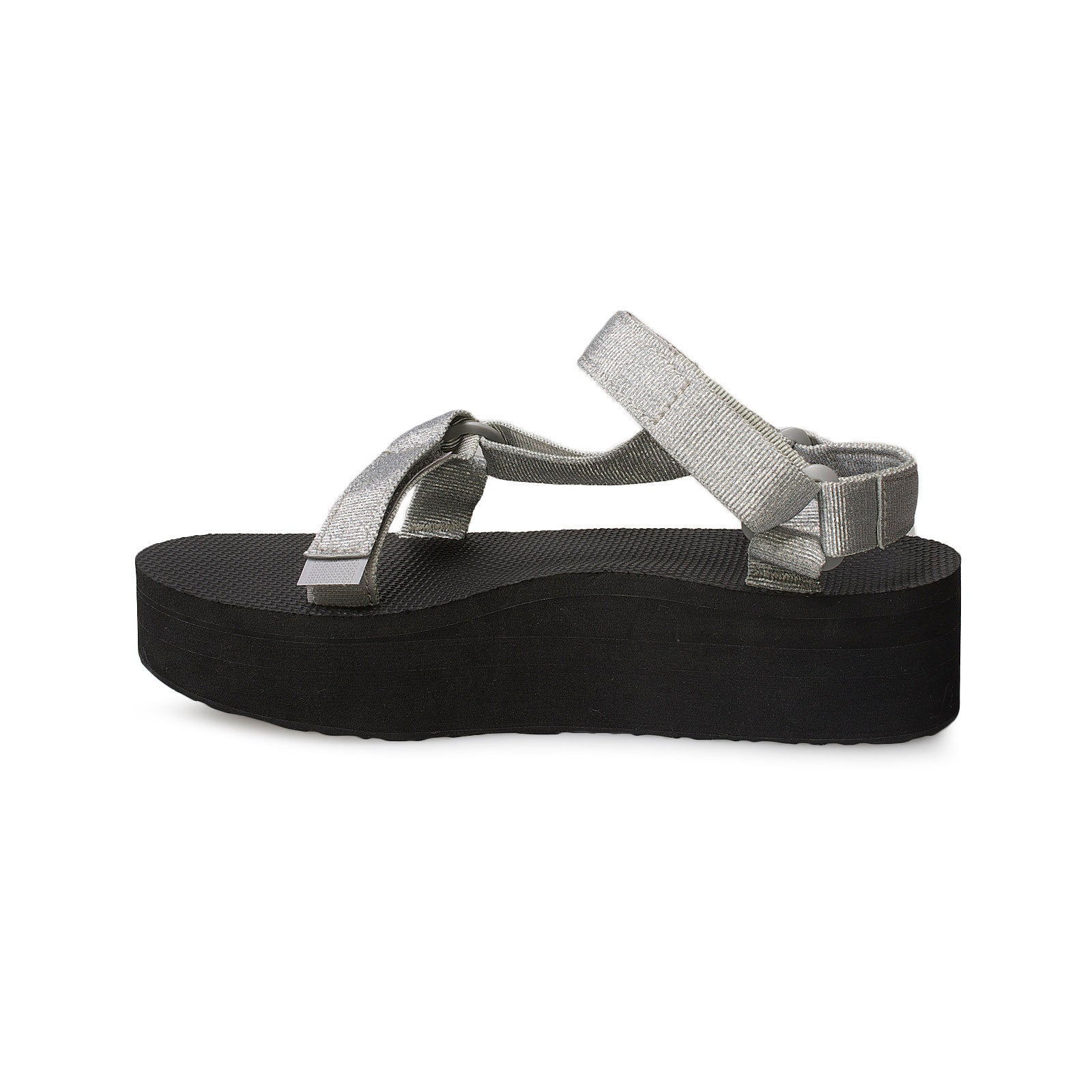 silver teva sandals