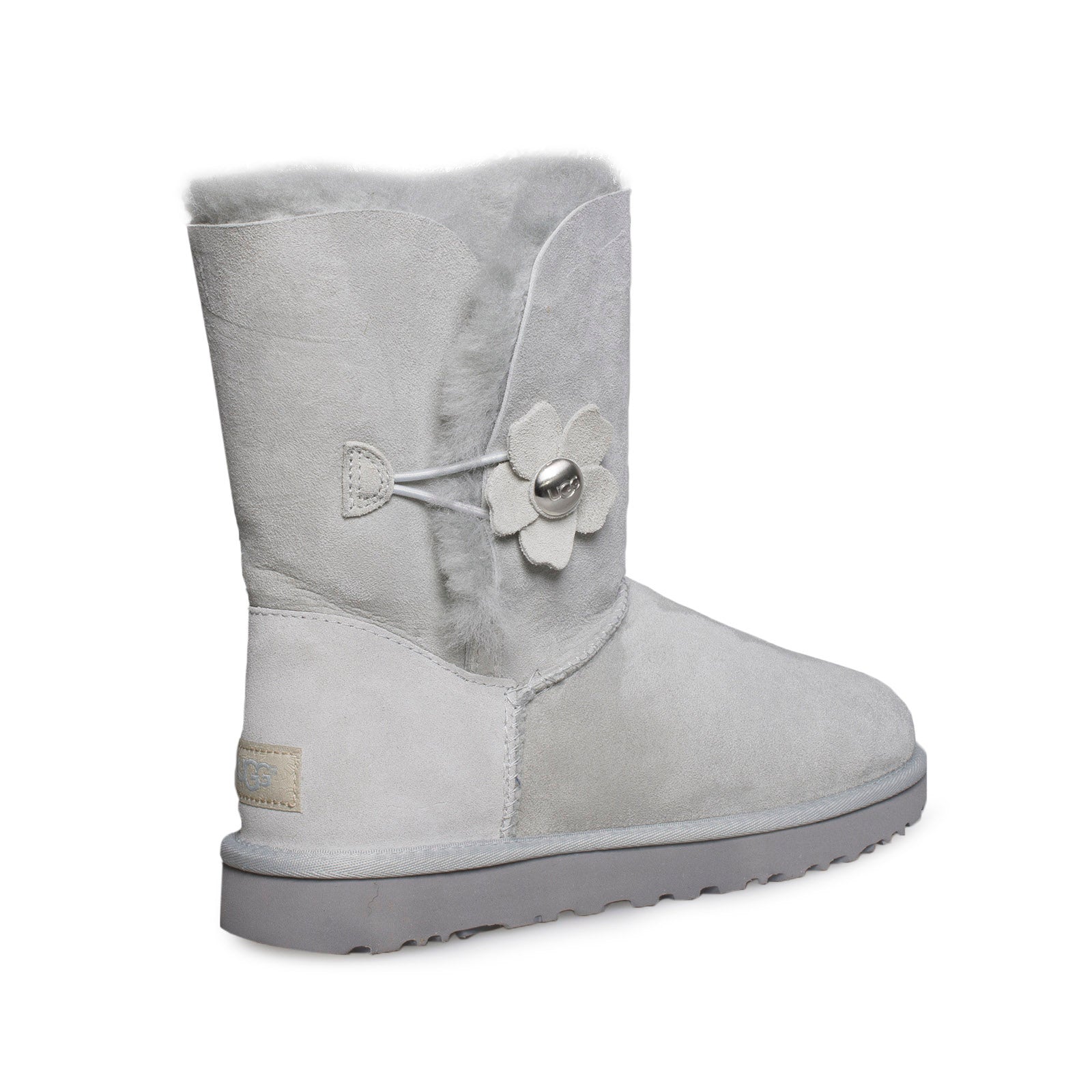 UGG Bailey Button Poppy Grey Violet Boots - Women's – MyCozyBoots