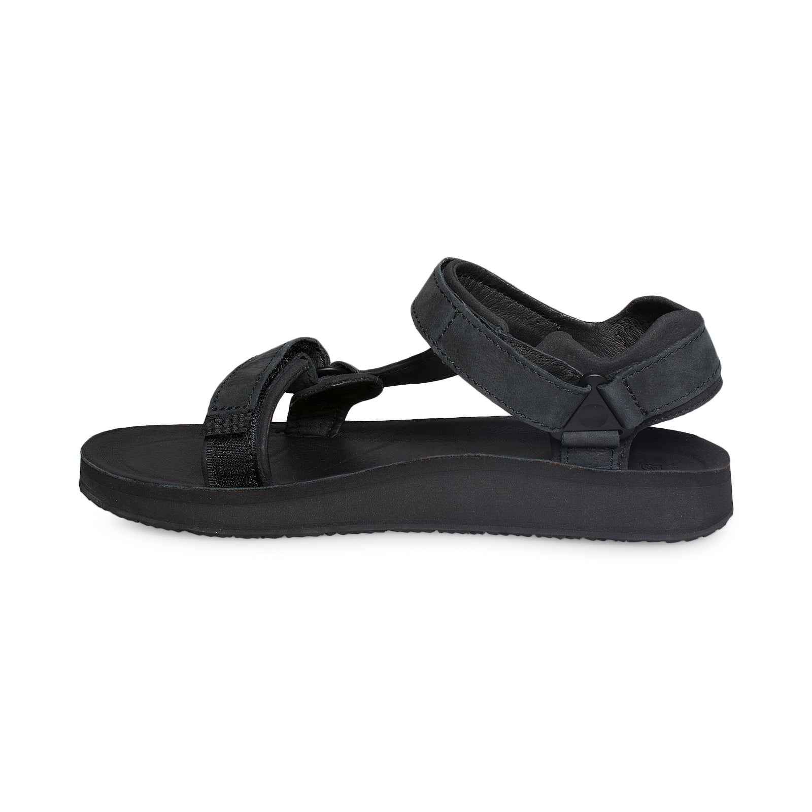 Teva Original Universal Premier Leather Midnight Black Sandals - Women ...