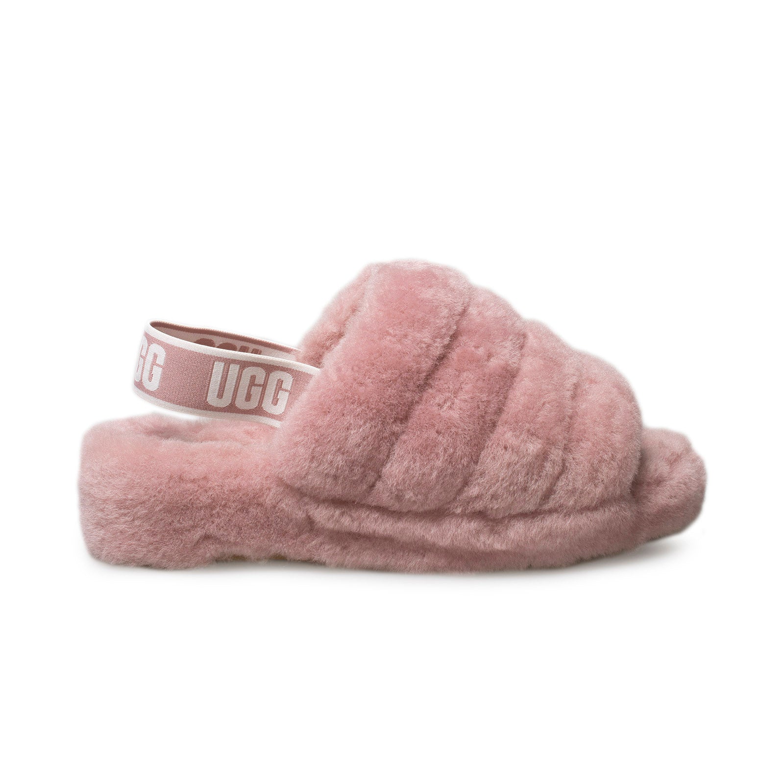 UGG Fluff Yeah Slide Pink Dawn Sandals 