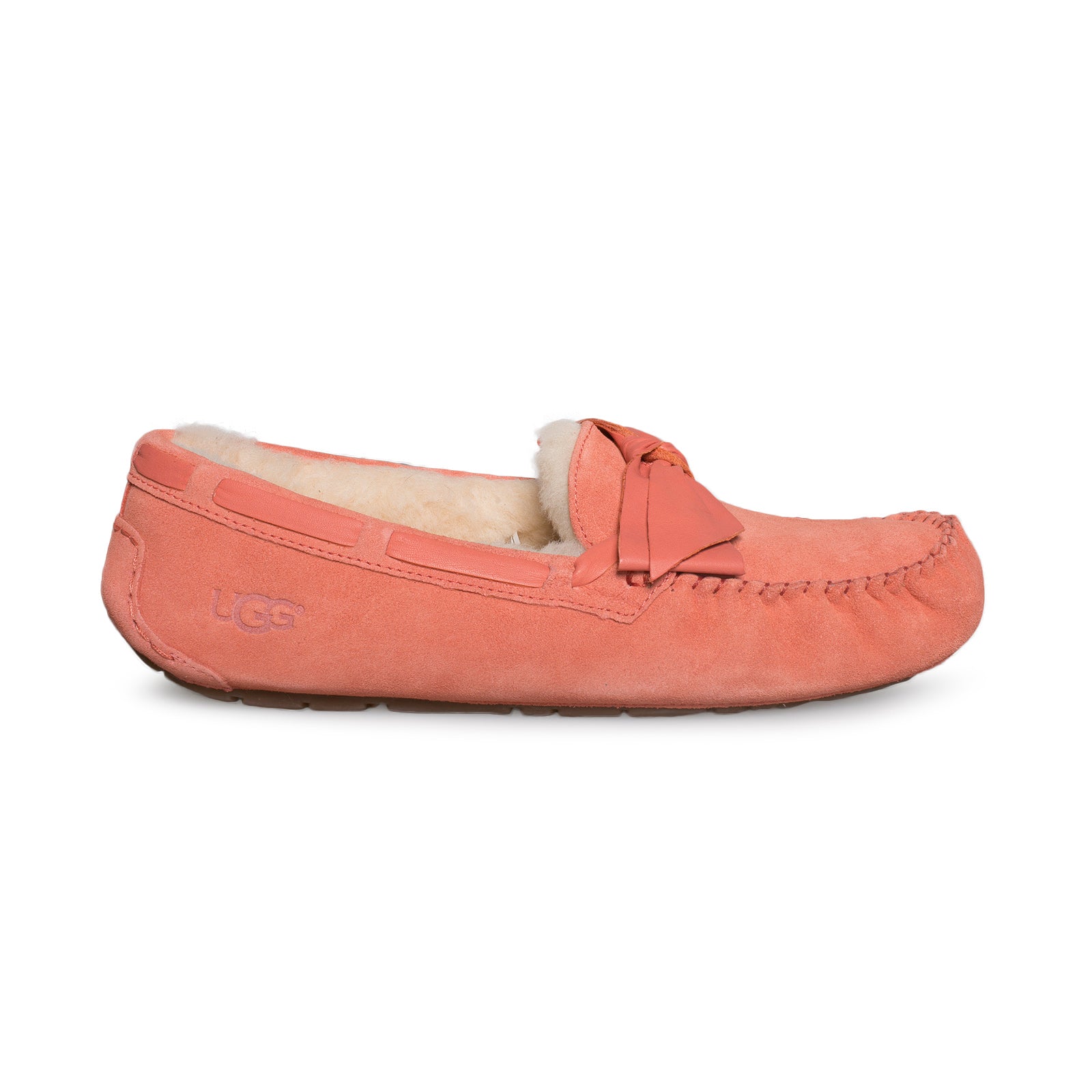 ugg women's dakota leather bow slipper