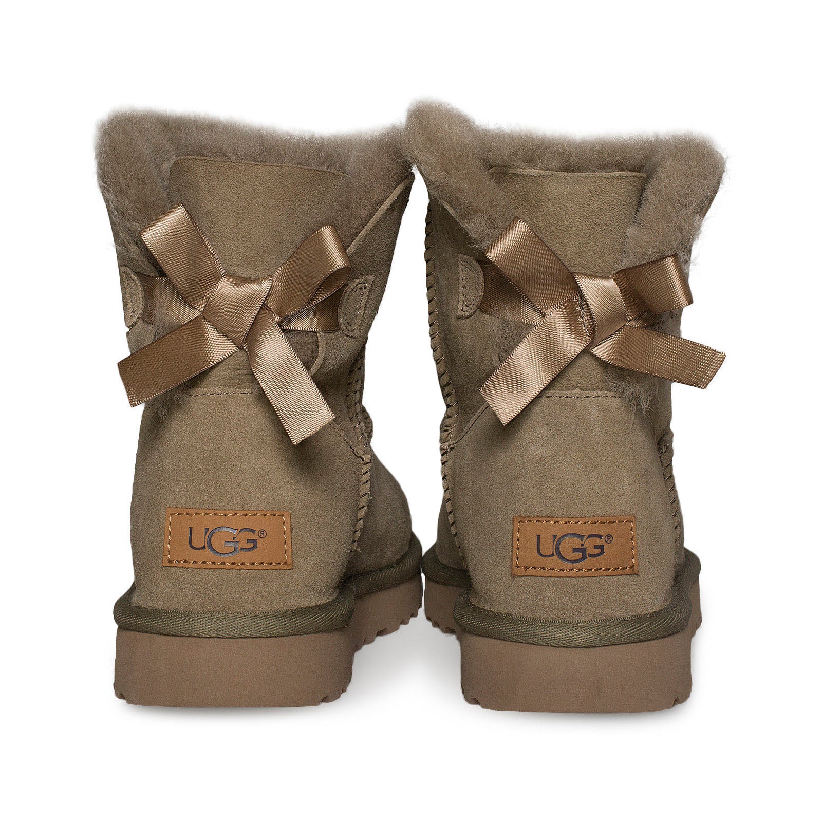 ugg mini bailey bow antelope