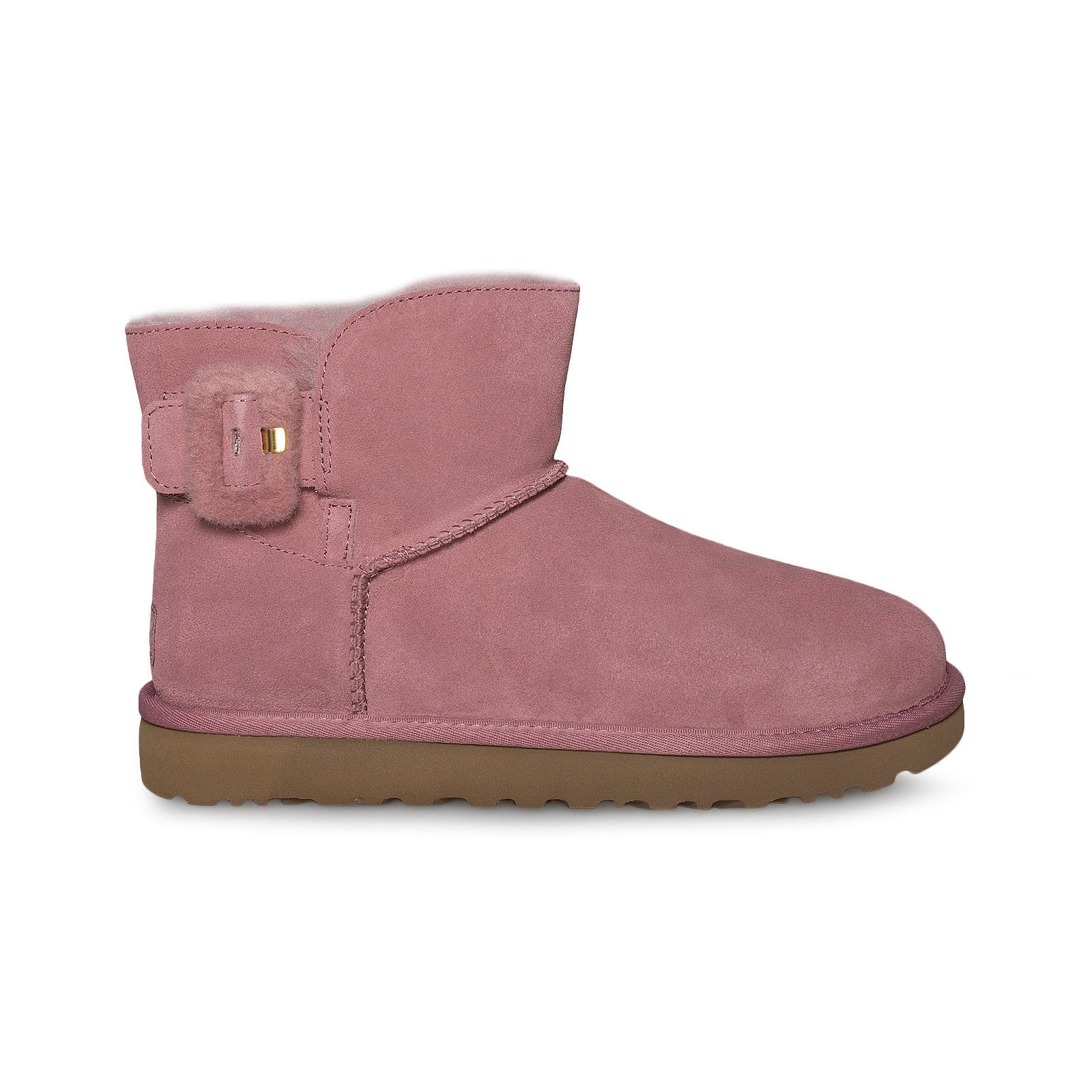 mini fluff ugg boots pink