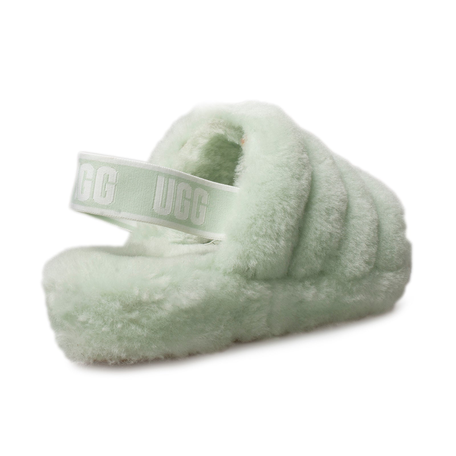 retro mint ugg slides