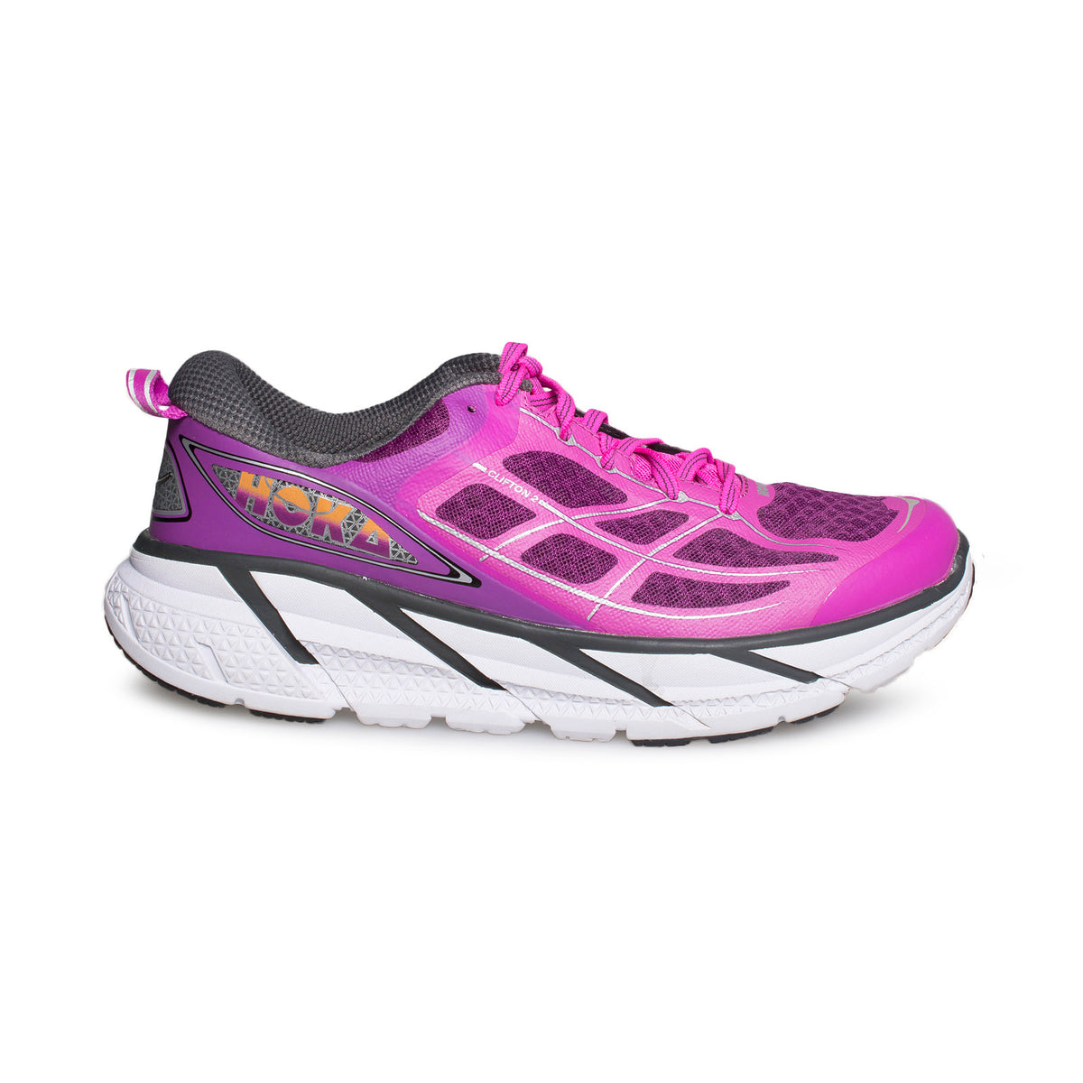 HOKA Clifton 2 Purple / Fuchsia Running Shoes - Women's – MyCozyBoots