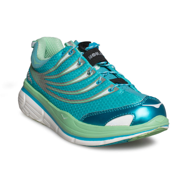 HOKA Kailua Tarmac Aqua / Green / White Shoes - Women's - MyCozyBoots