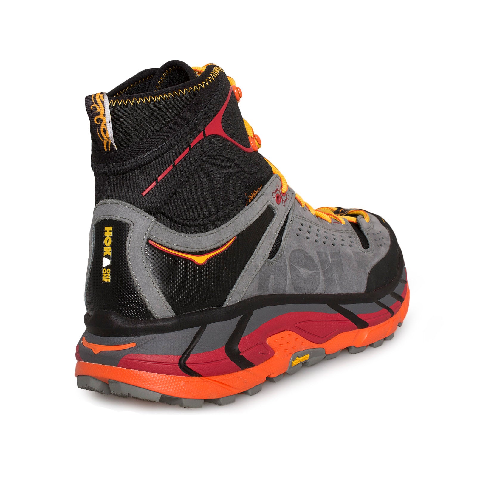 Hoka Tor Ultra Hi WP Black Flame Running Shoes - Men's - MyCozyBoots