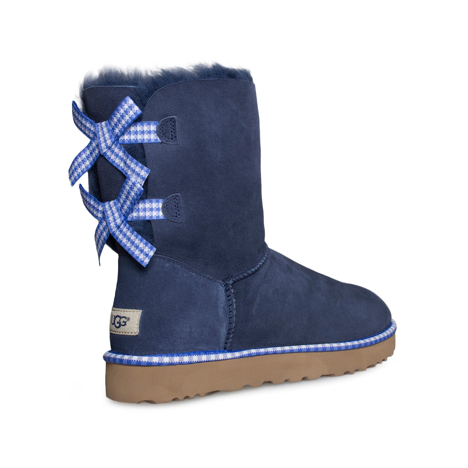 navy blue ugg boots with bows