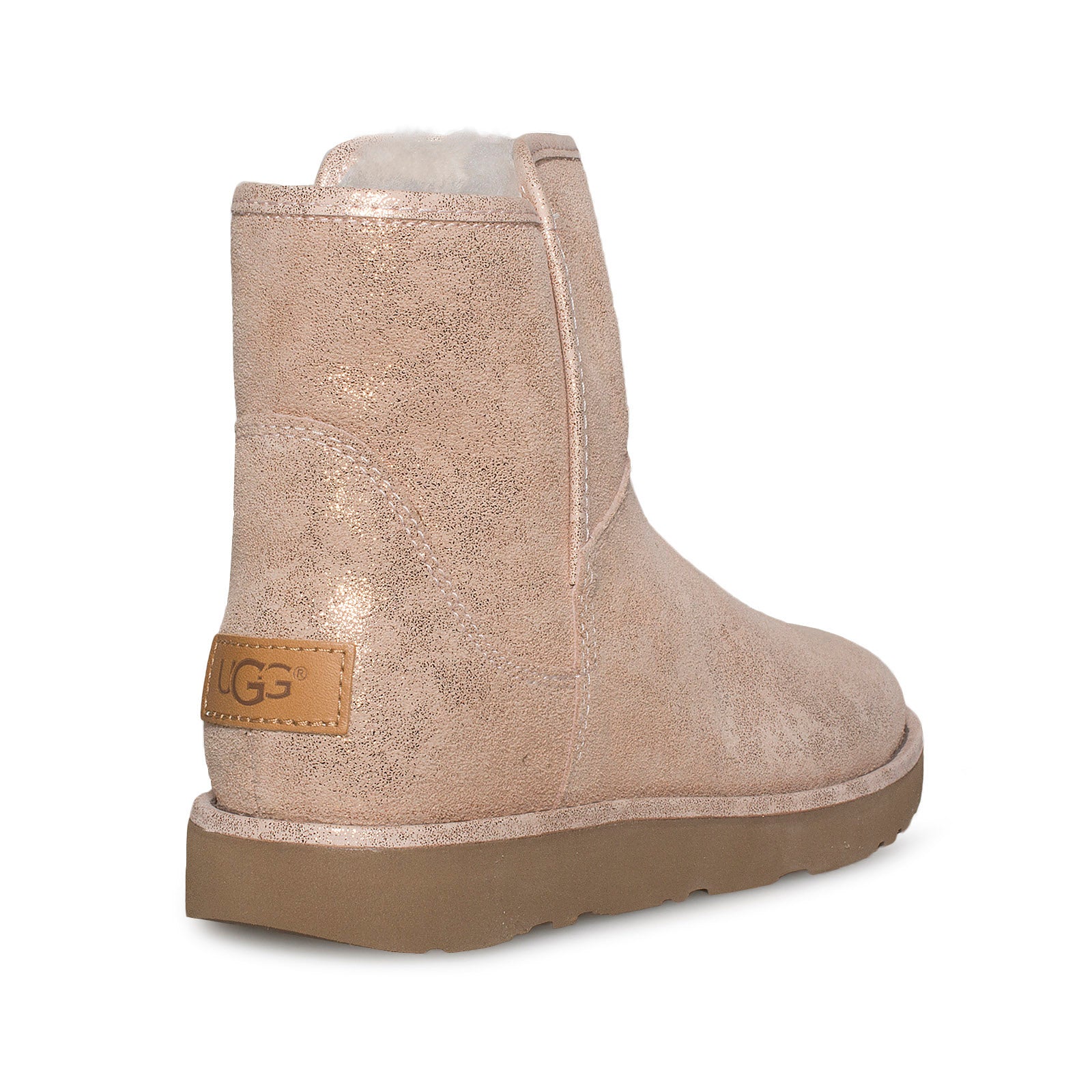 UGG Abree Mini Stardust Rose Gold Boots - Women's – MyCozyBoots