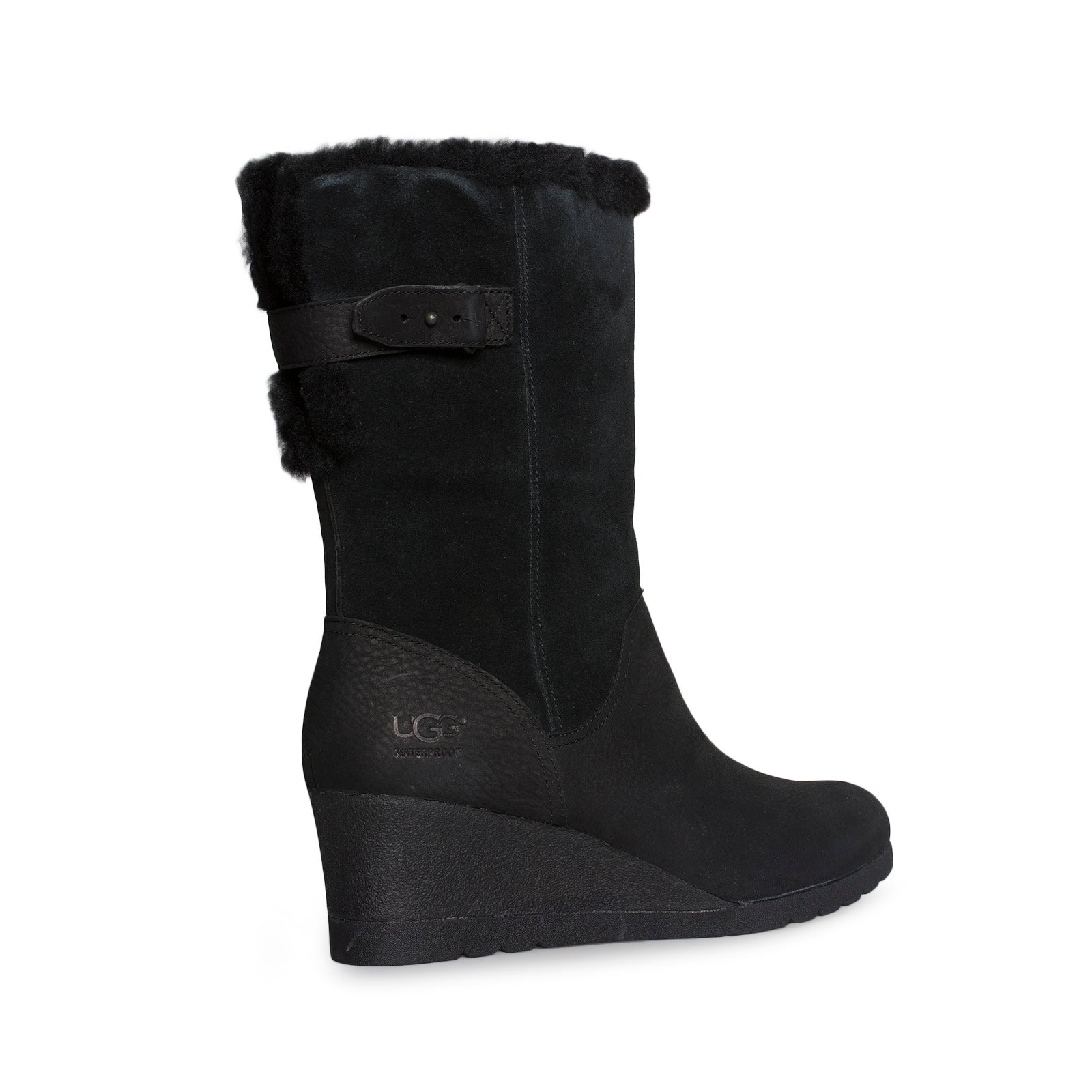 UGG Edelina Black Boots - Women's – MyCozyBoots