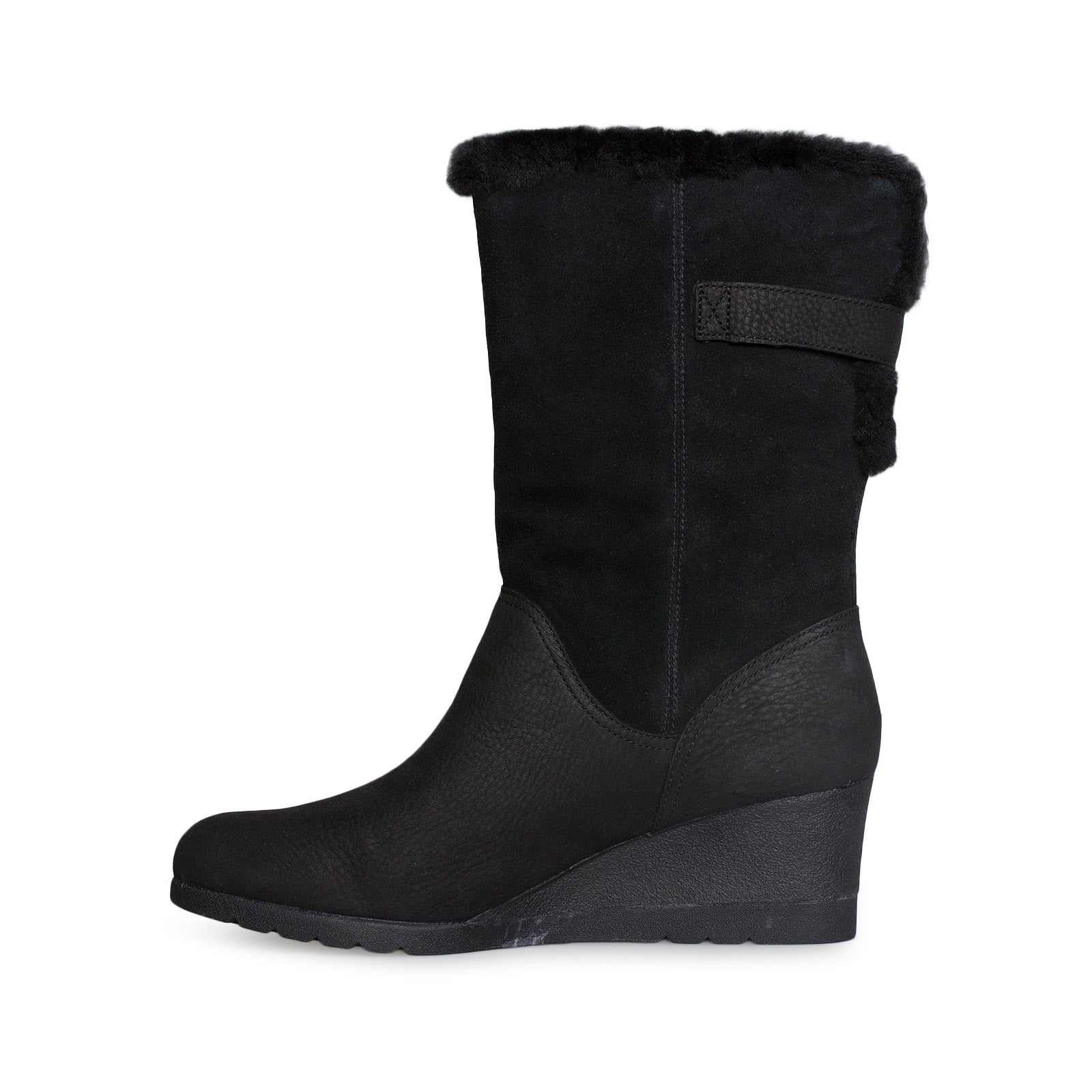 UGG Edelina Black Boots - Women's – MyCozyBoots