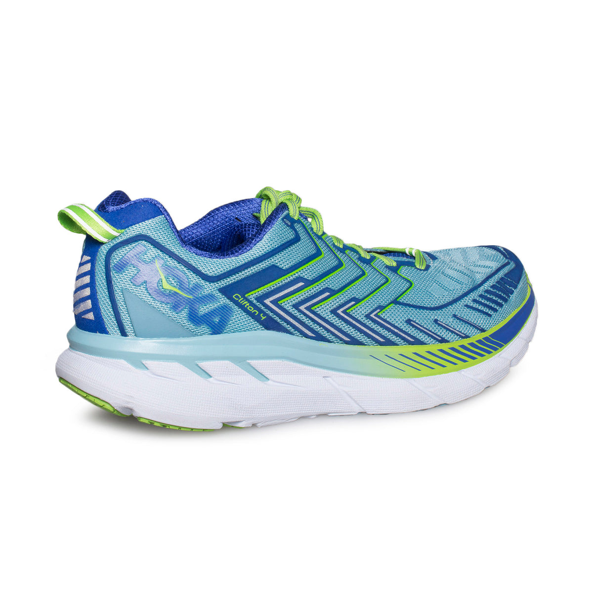 Hoka Clifton 4 Sky Blue / Surf The Web Running Shoes - Women's ...