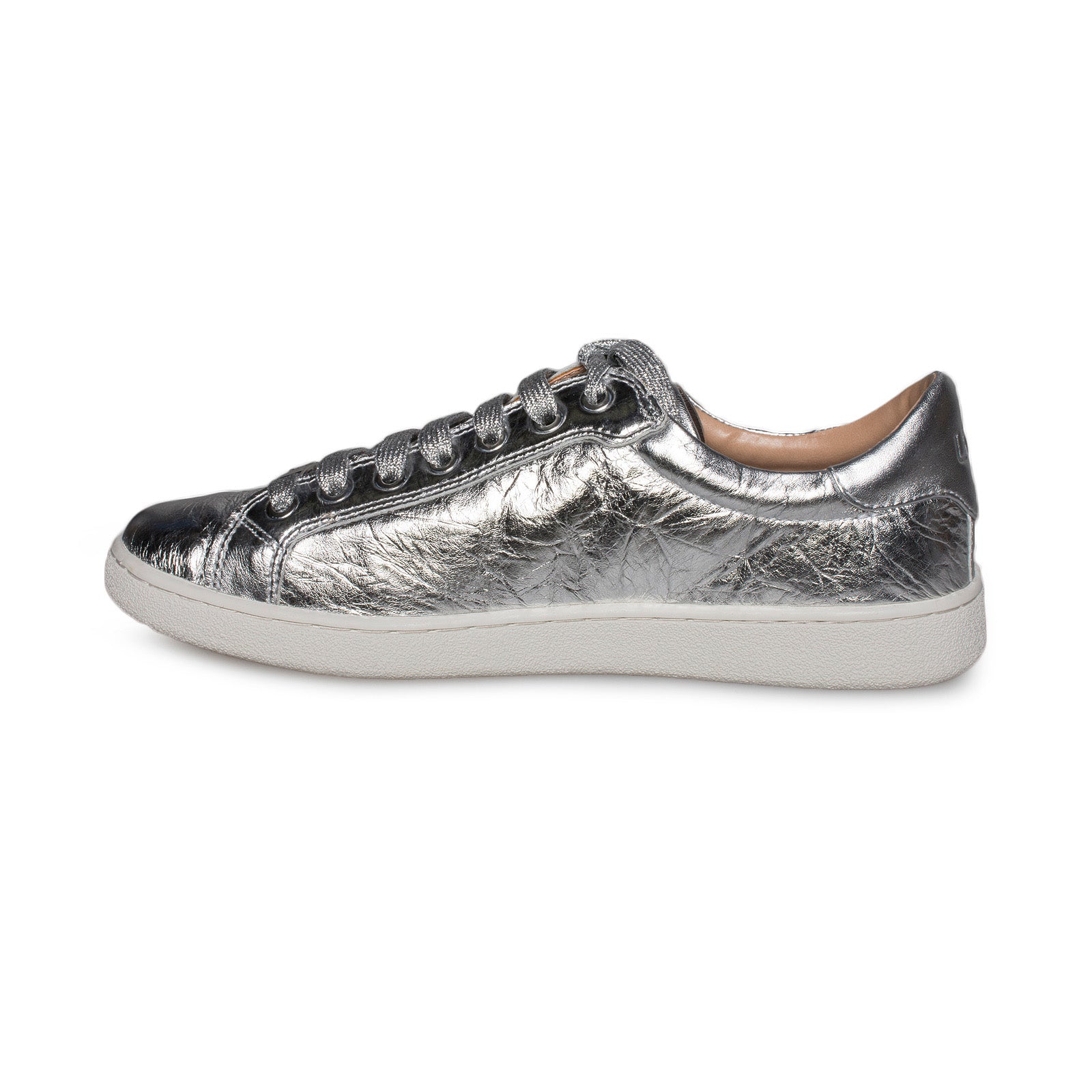 UGG Milo Metallic Silver Sneakers 