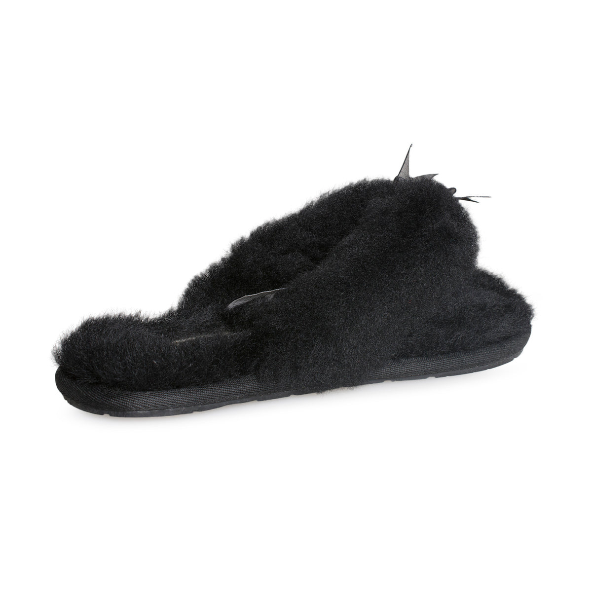 Ugg Fluff Flip Flop Ii Black Womens Mycozyboots 