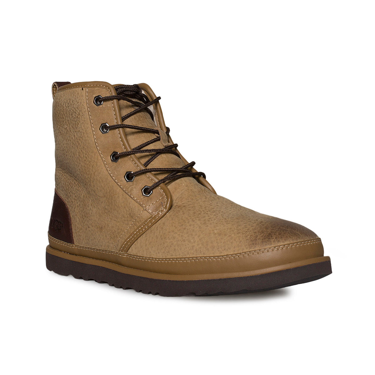 UGG Harkley Waterproof Desert Tan Boots - Men's – MyCozyBoots