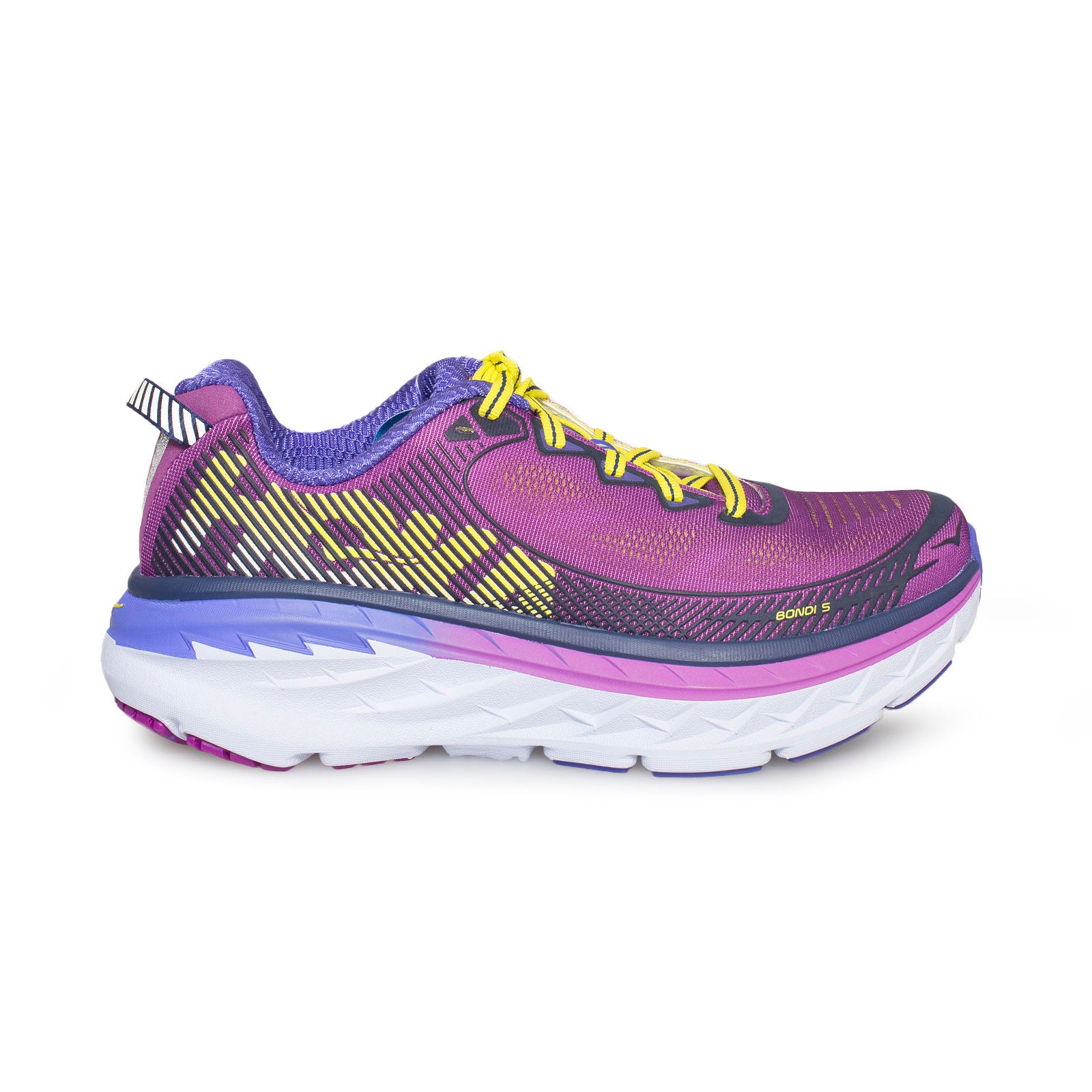 Hoka One One Bondi 5 Purple Cactus / Citrus Running Shoes - Women's ...